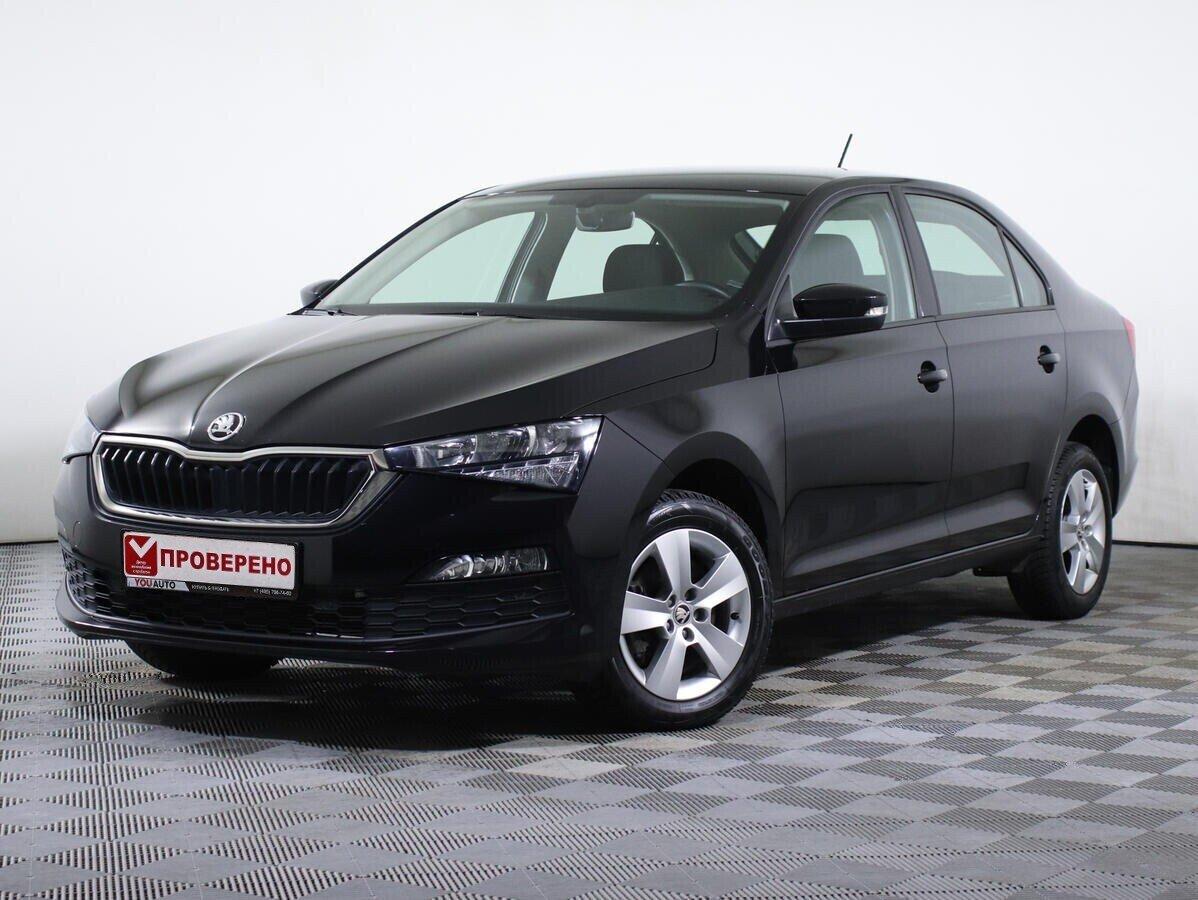 Skoda Rapid 2020, черный