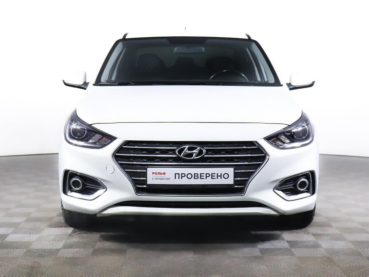 Hyundai Solaris 2020, белый