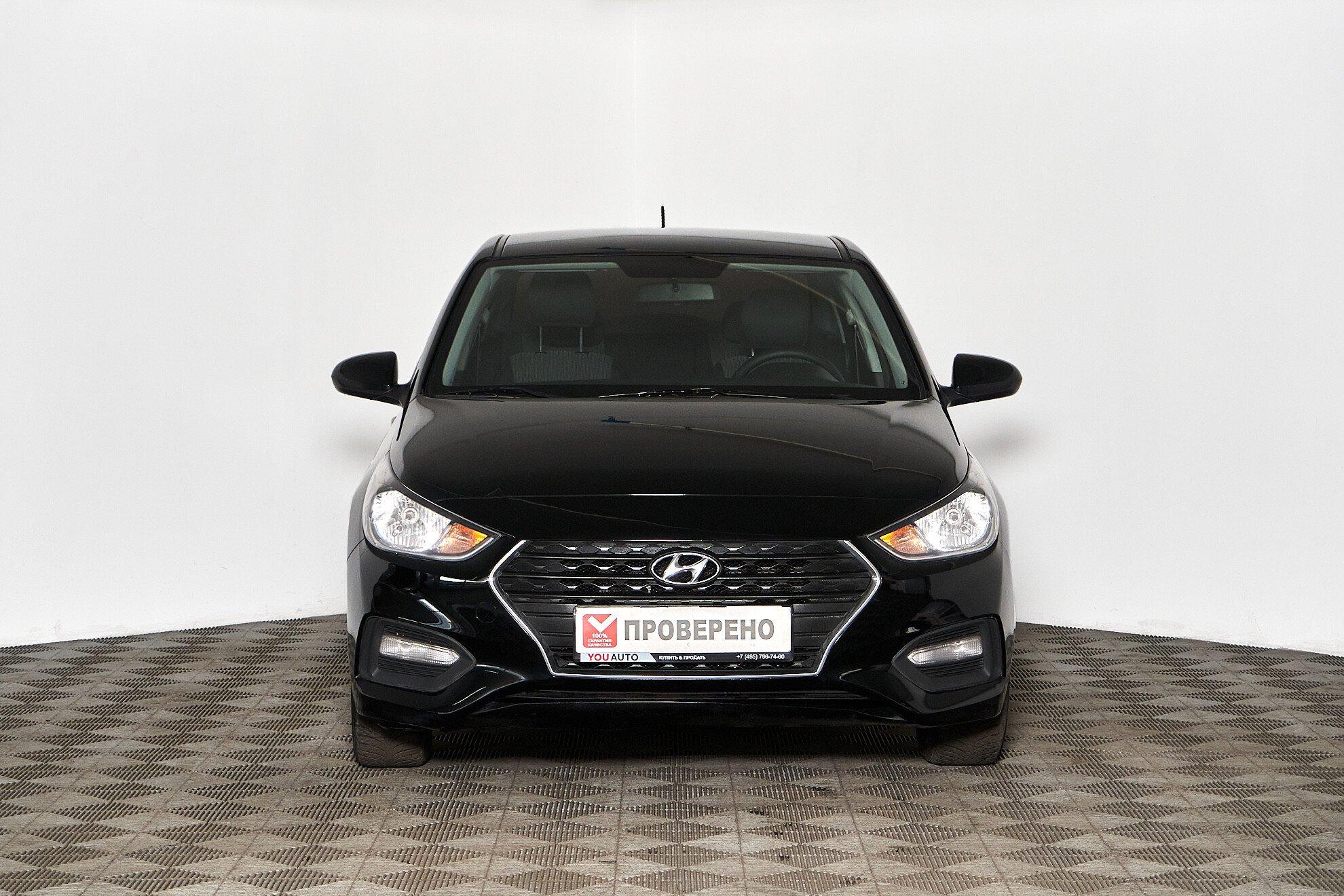 Hyundai Solaris 2020, черный