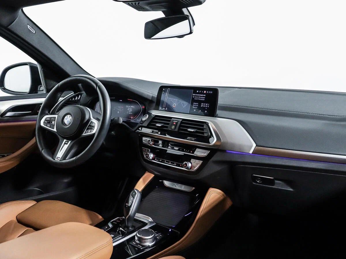 BMW X4 2021, синий