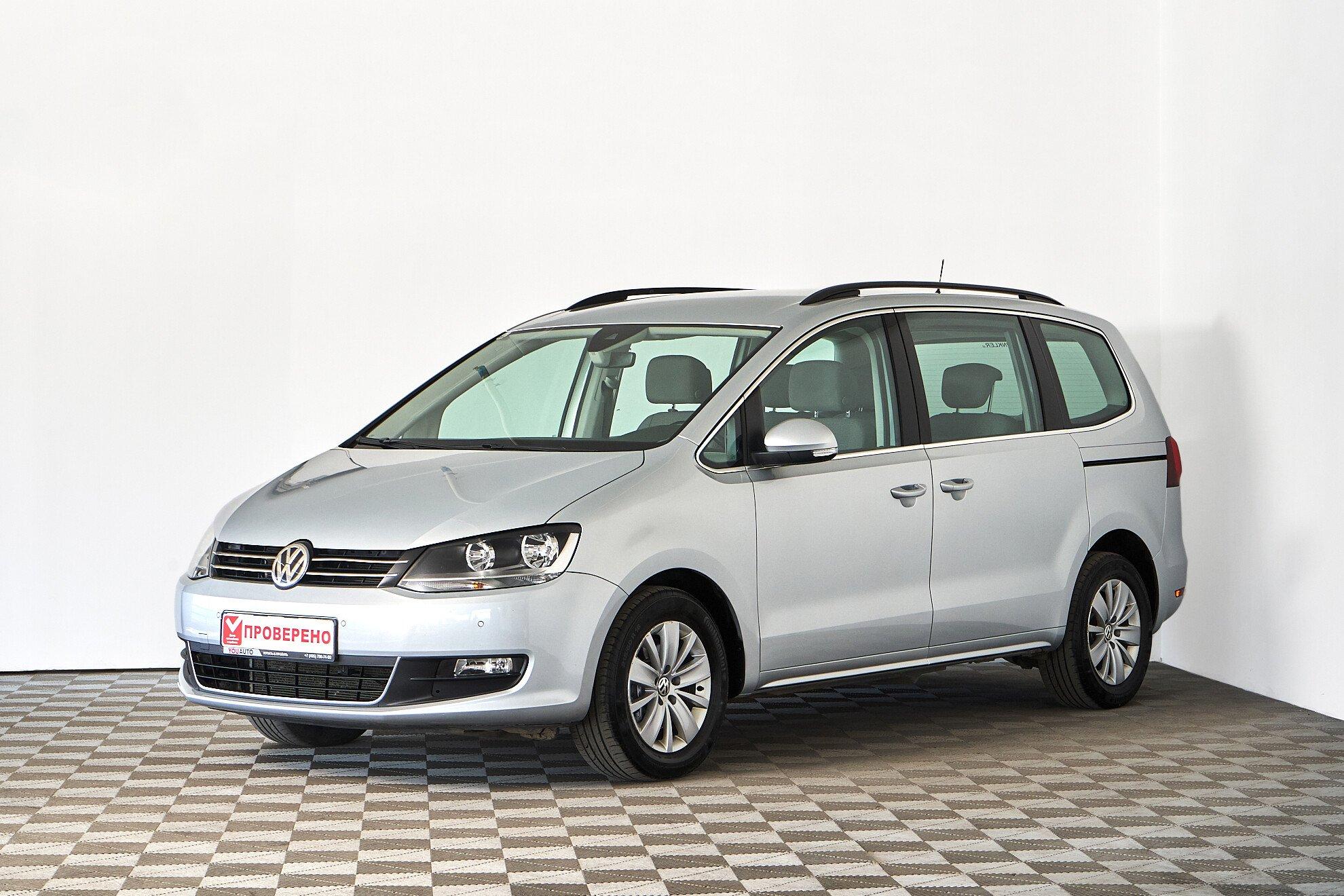 Volkswagen Sharan 2019, серебряный