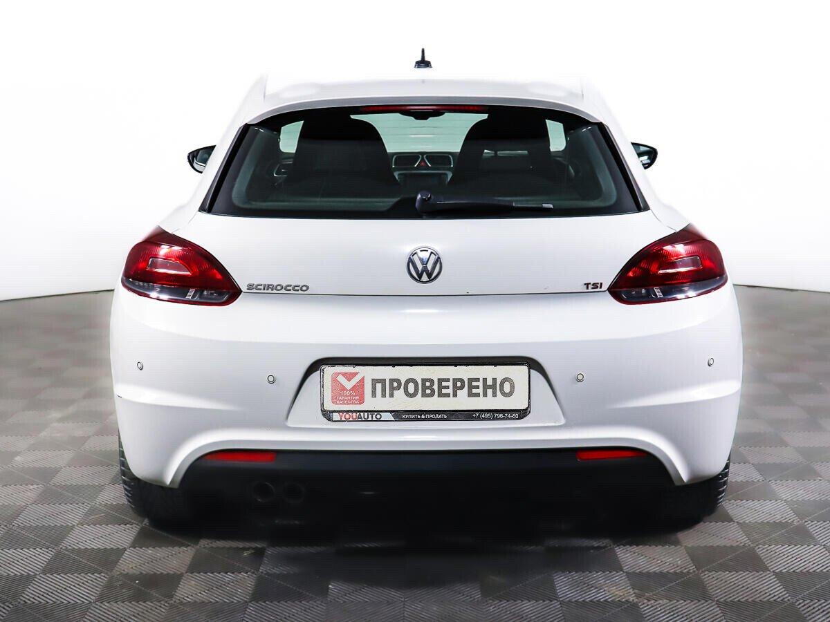 Volkswagen Scirocco 2014, белый