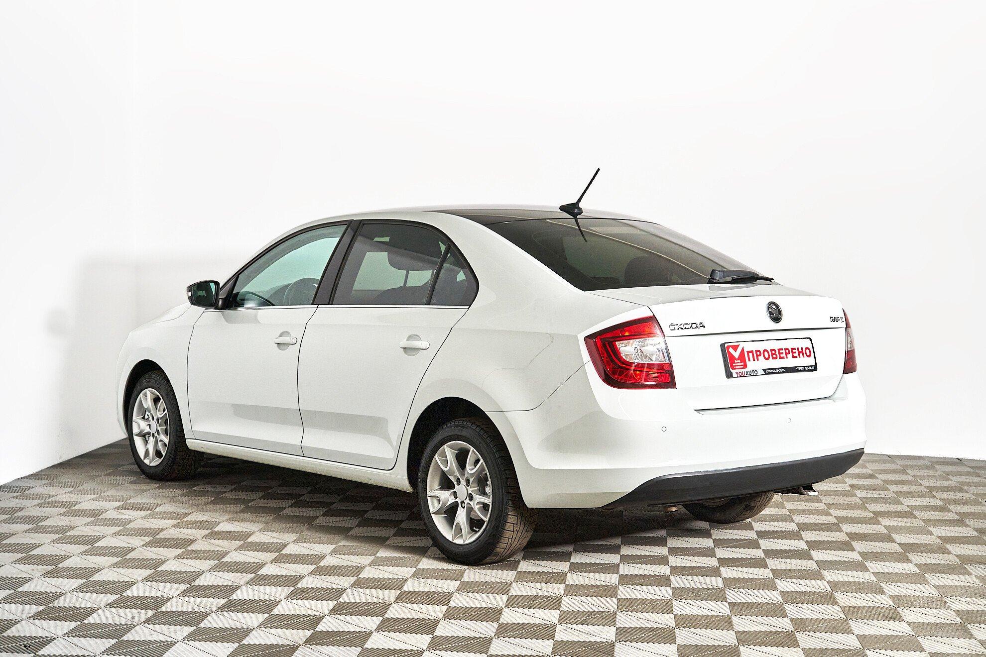 Skoda Rapid 2019, белый