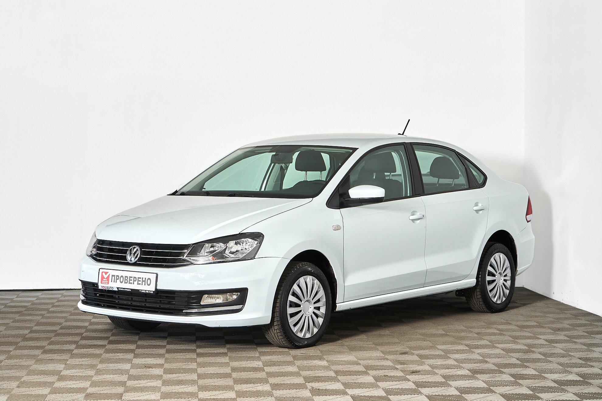 Volkswagen Polo 2017, белый