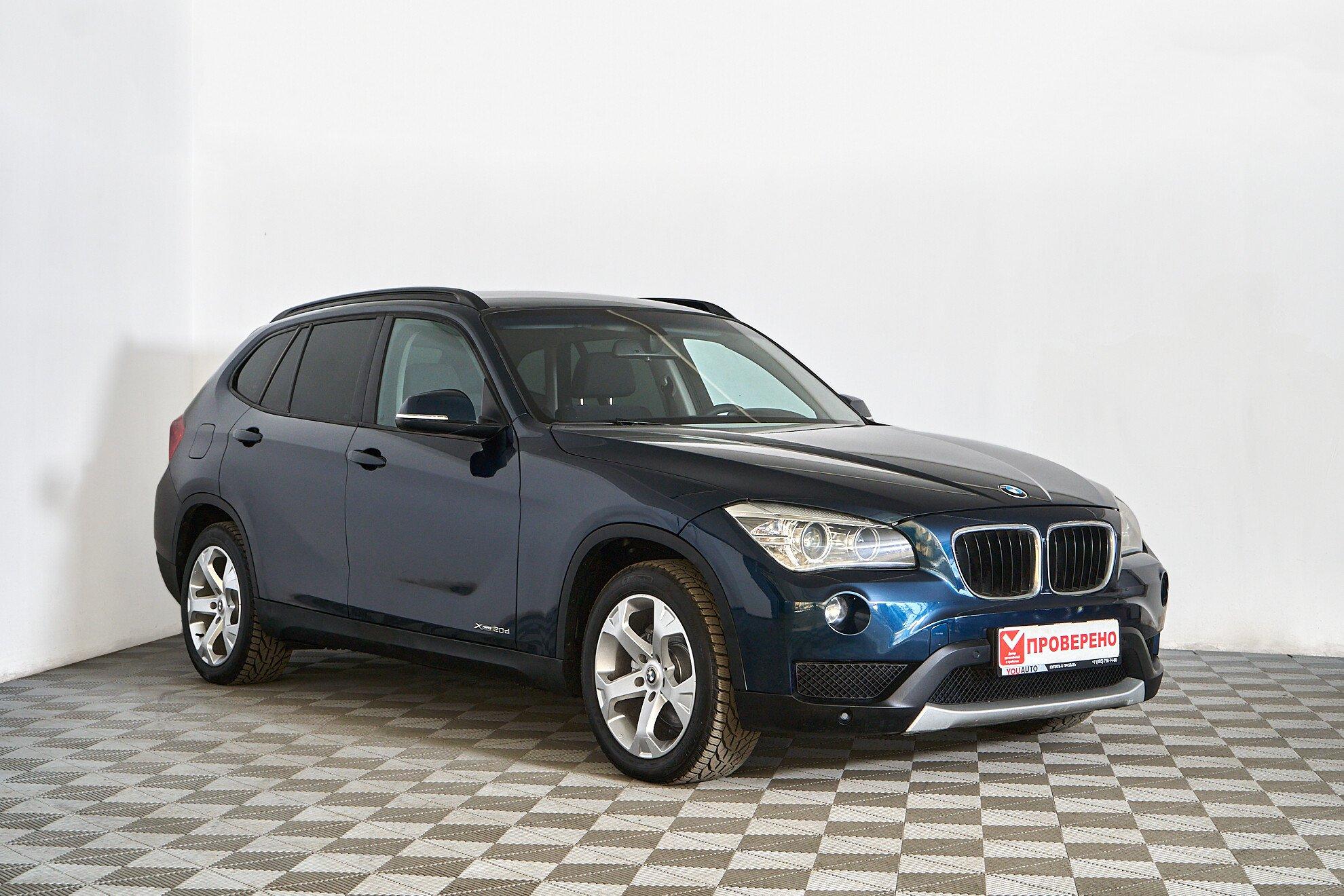 BMW X1 2012, синий