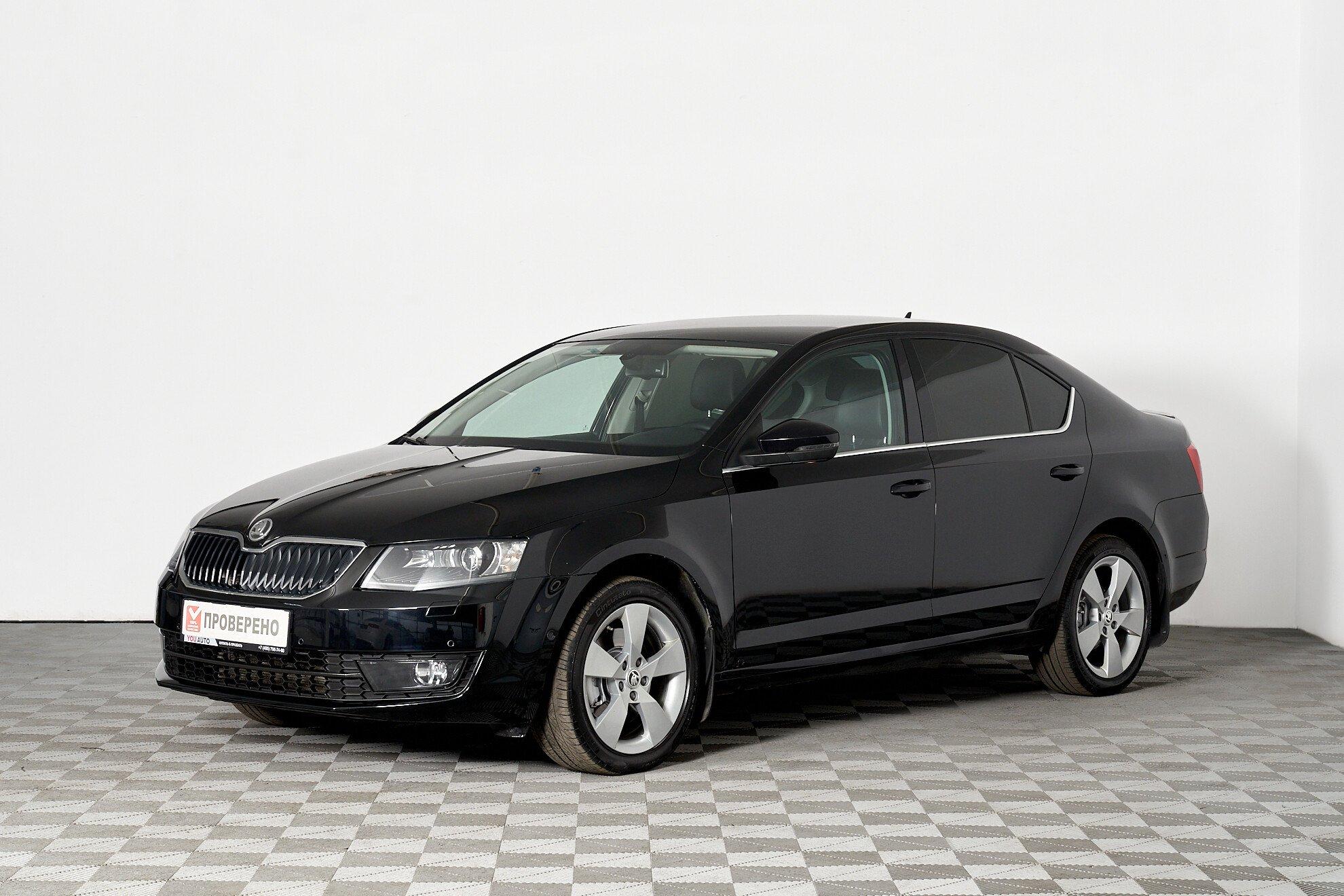 Skoda Octavia 2014, черный