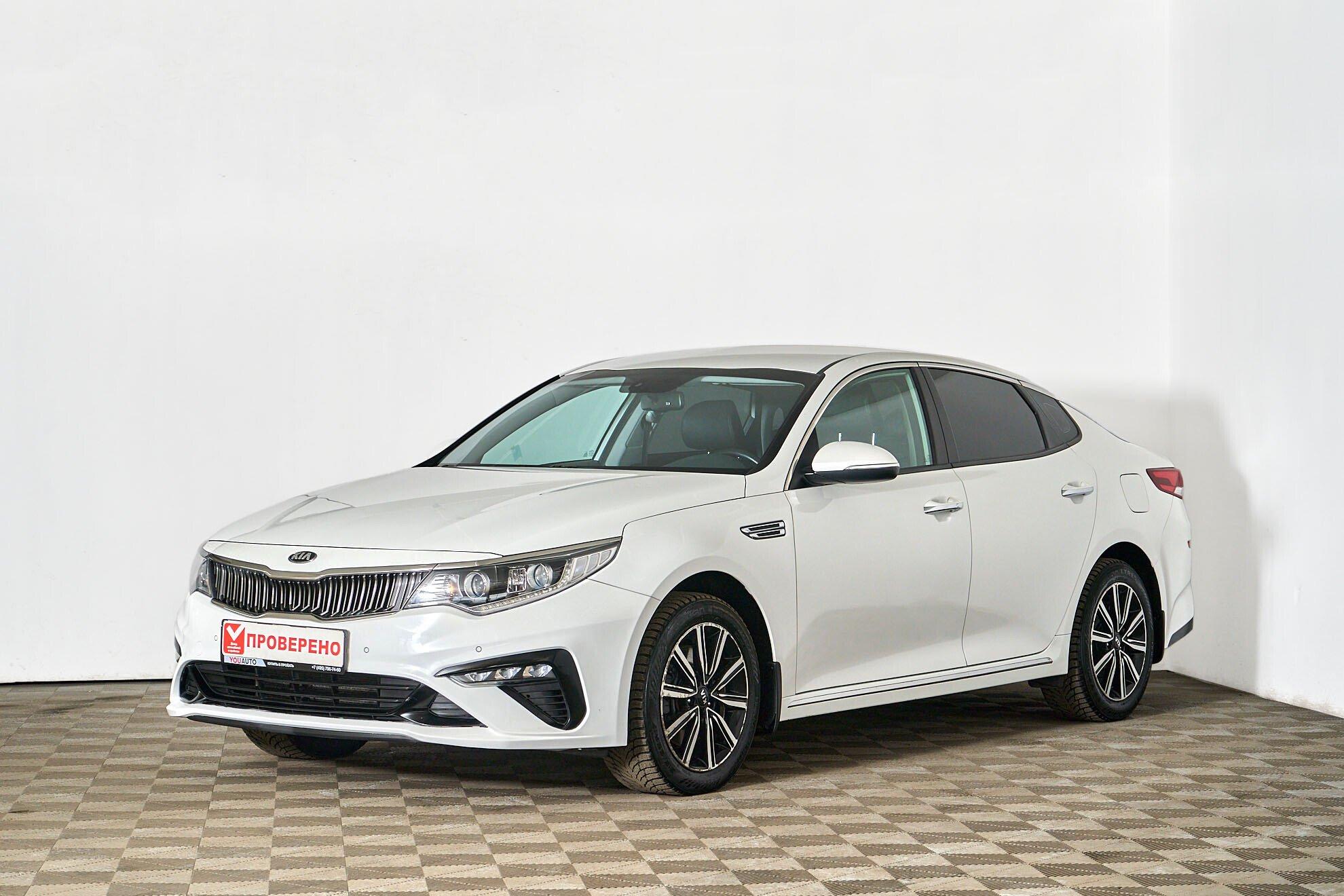 Kia Optima 2018, белый