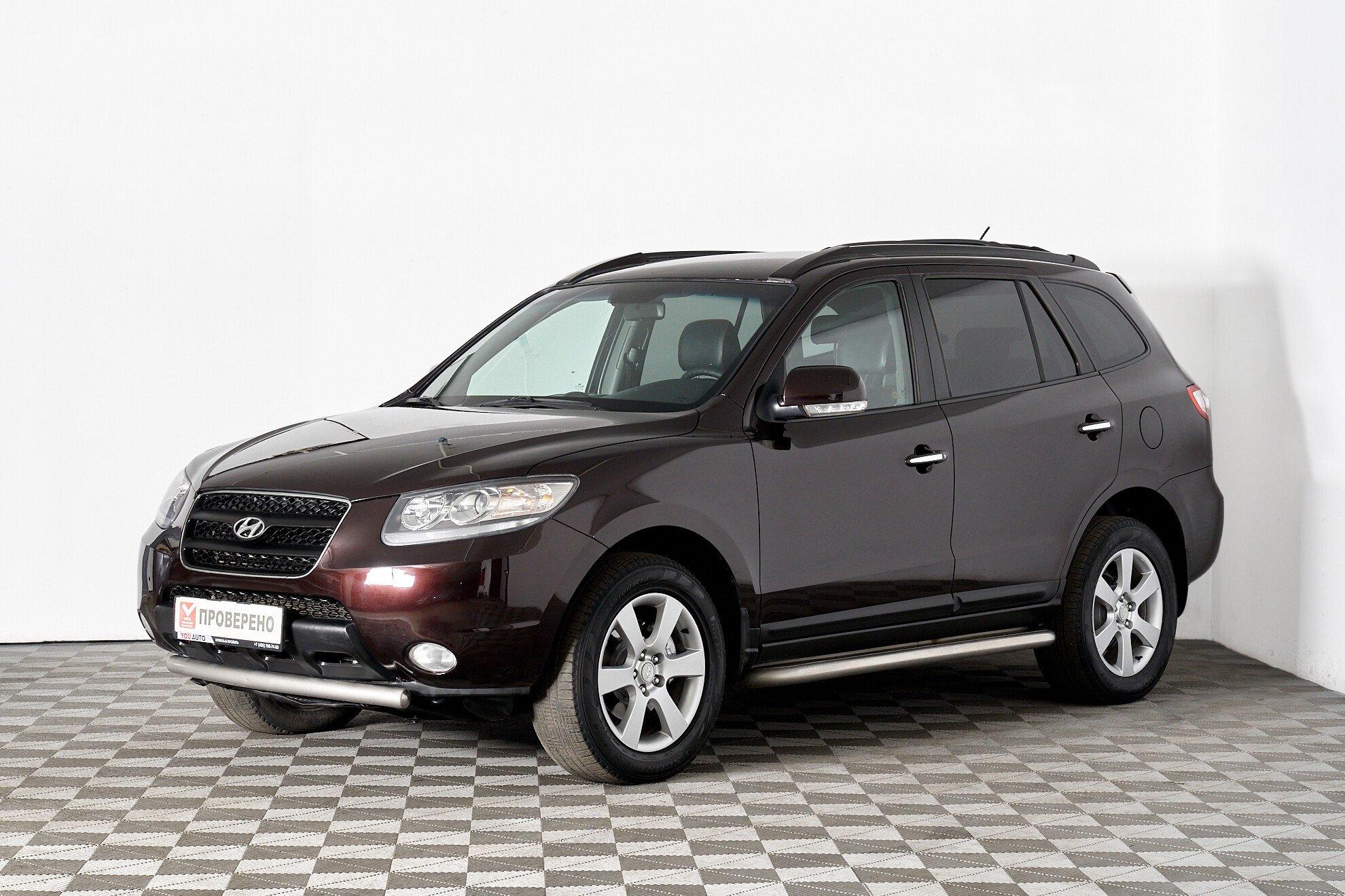 Hyundai Santa Fe 2010, фиолетовый
