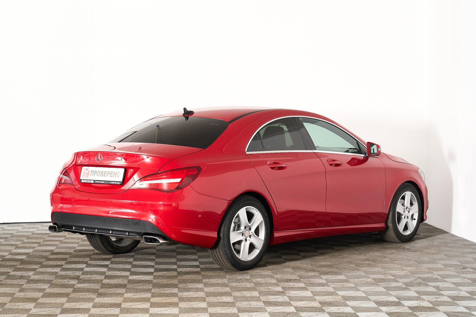 Mercedes-Benz CLA 2014, красный