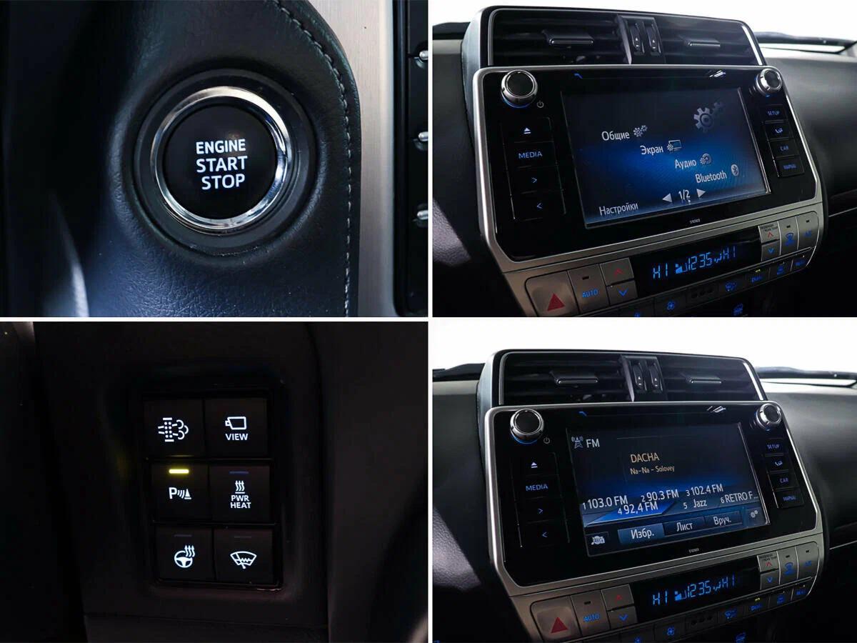 Toyota Land Cruiser Prado 2018, черный