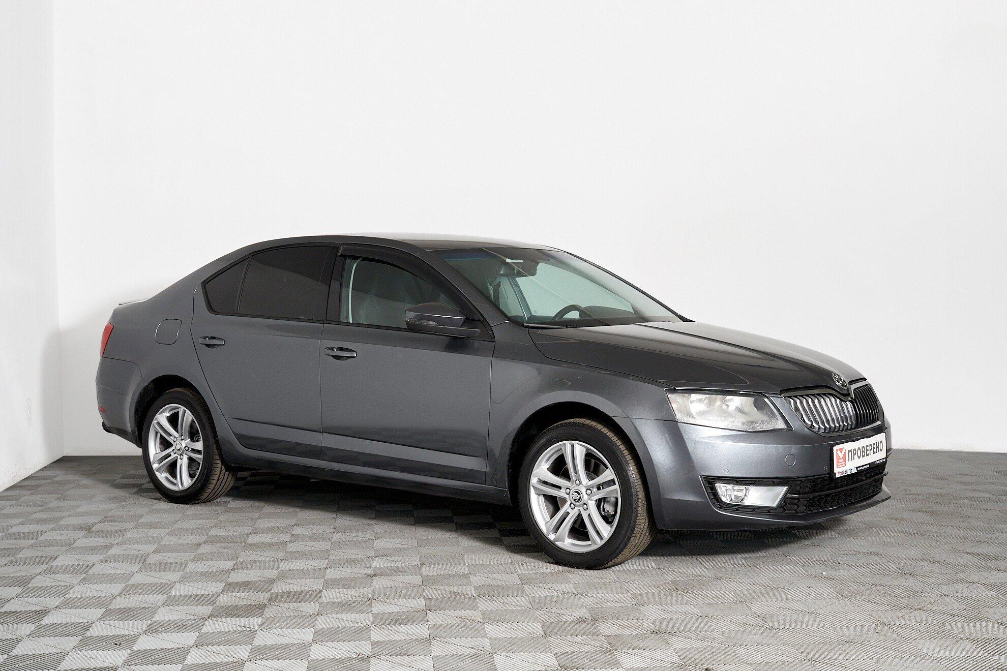 Skoda Octavia 2015, серый