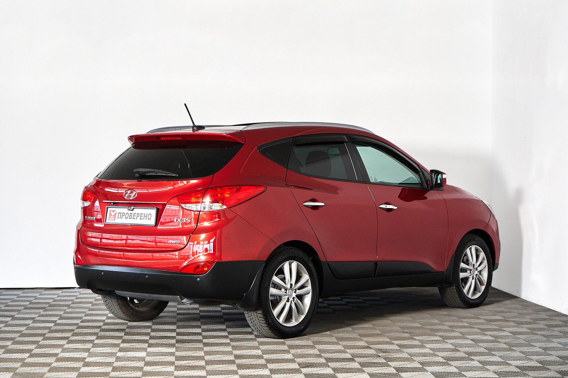 Hyundai ix35 2010, красный