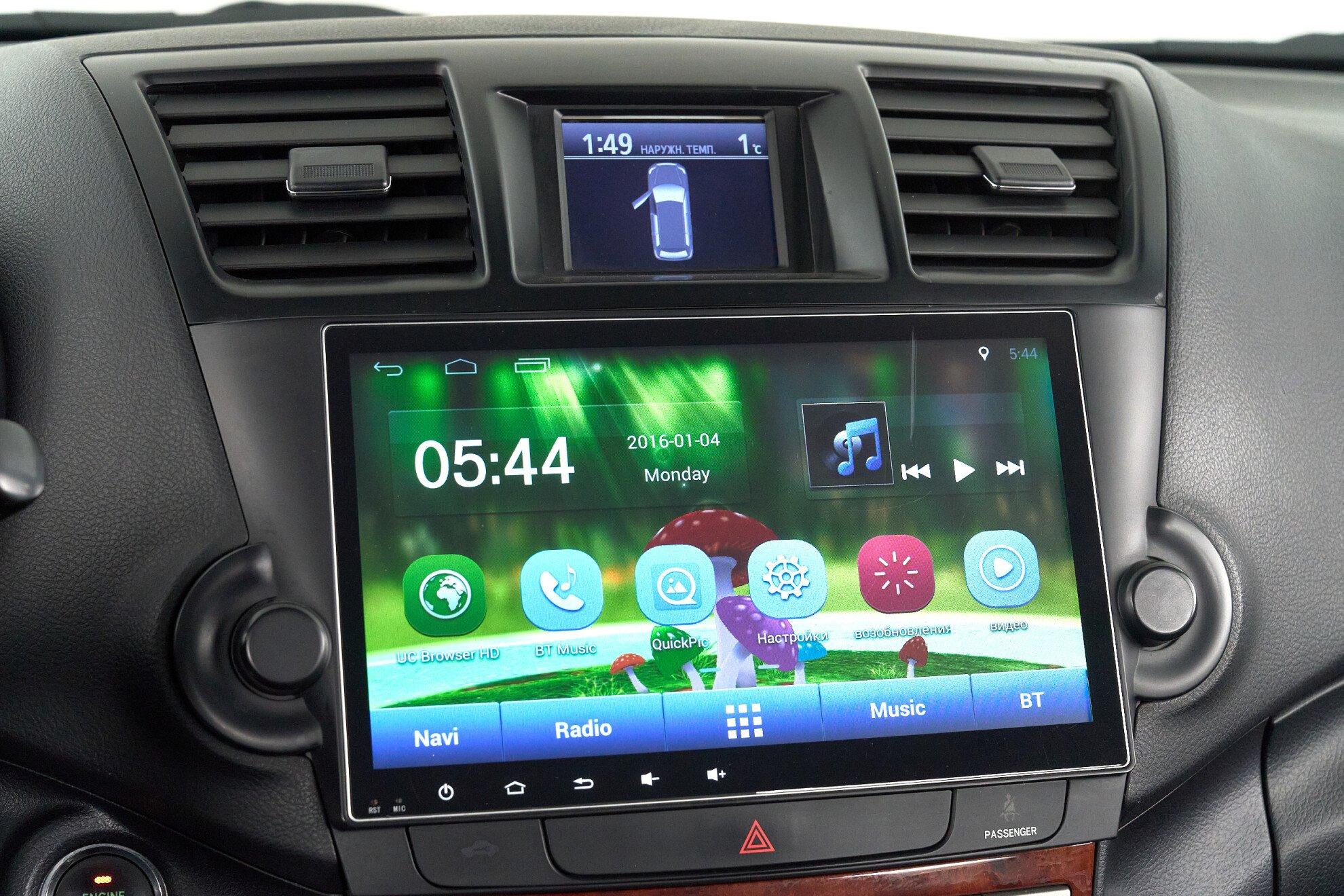 Toyota Highlander 2013, черный