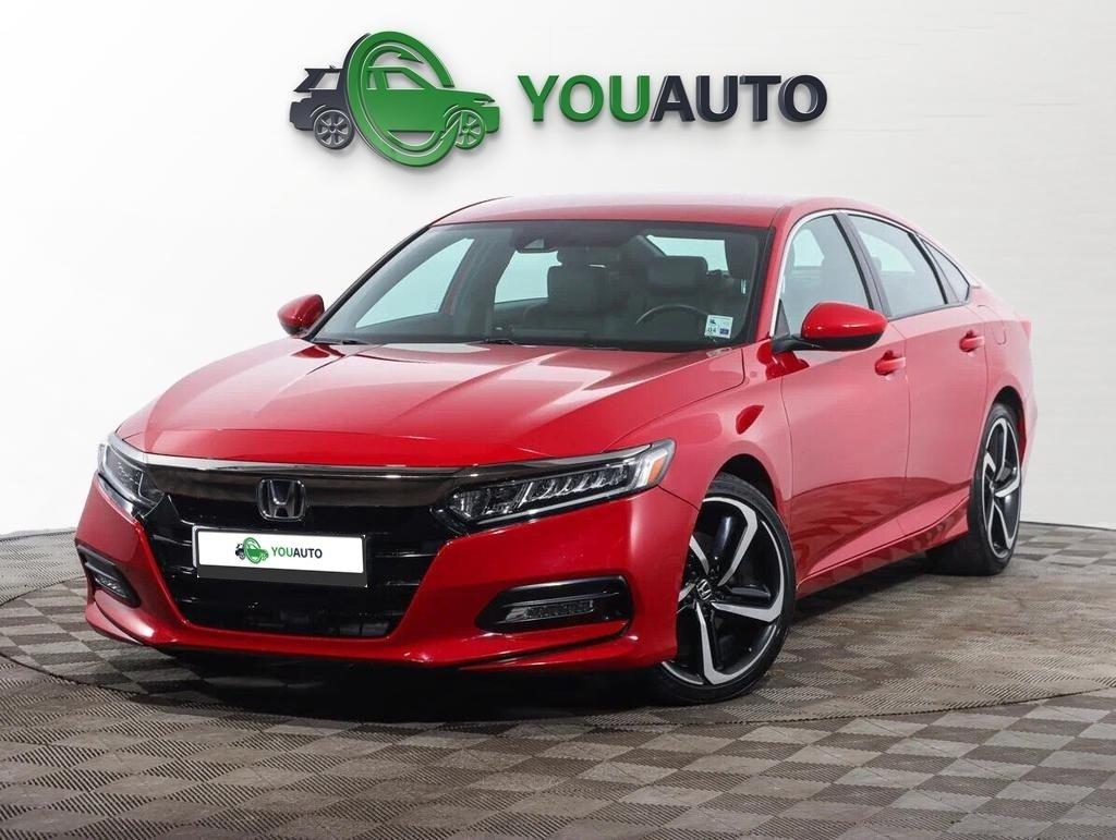 Honda Accord 2018, красный