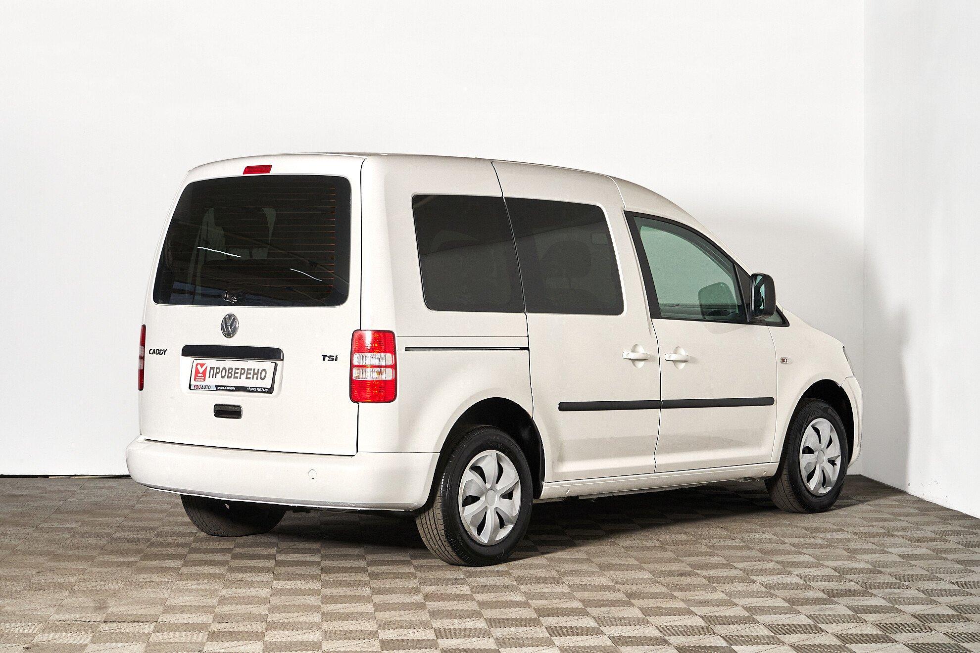 Volkswagen Caddy 2014, белый