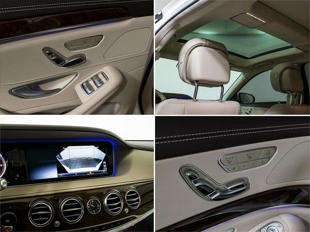 Mercedes-Benz S-Класс 2015, белый