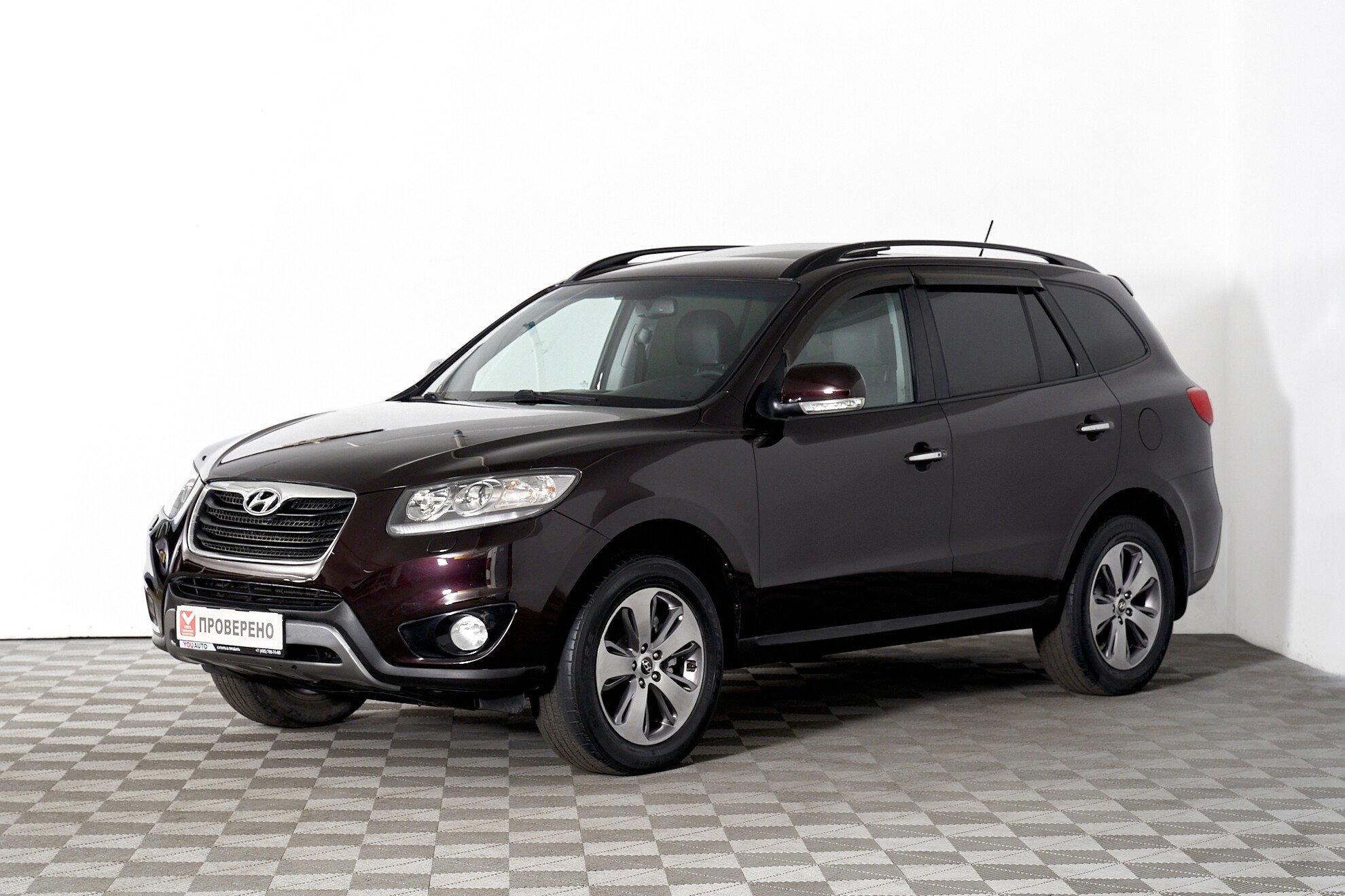 Hyundai Santa Fe 2012, фиолетовый