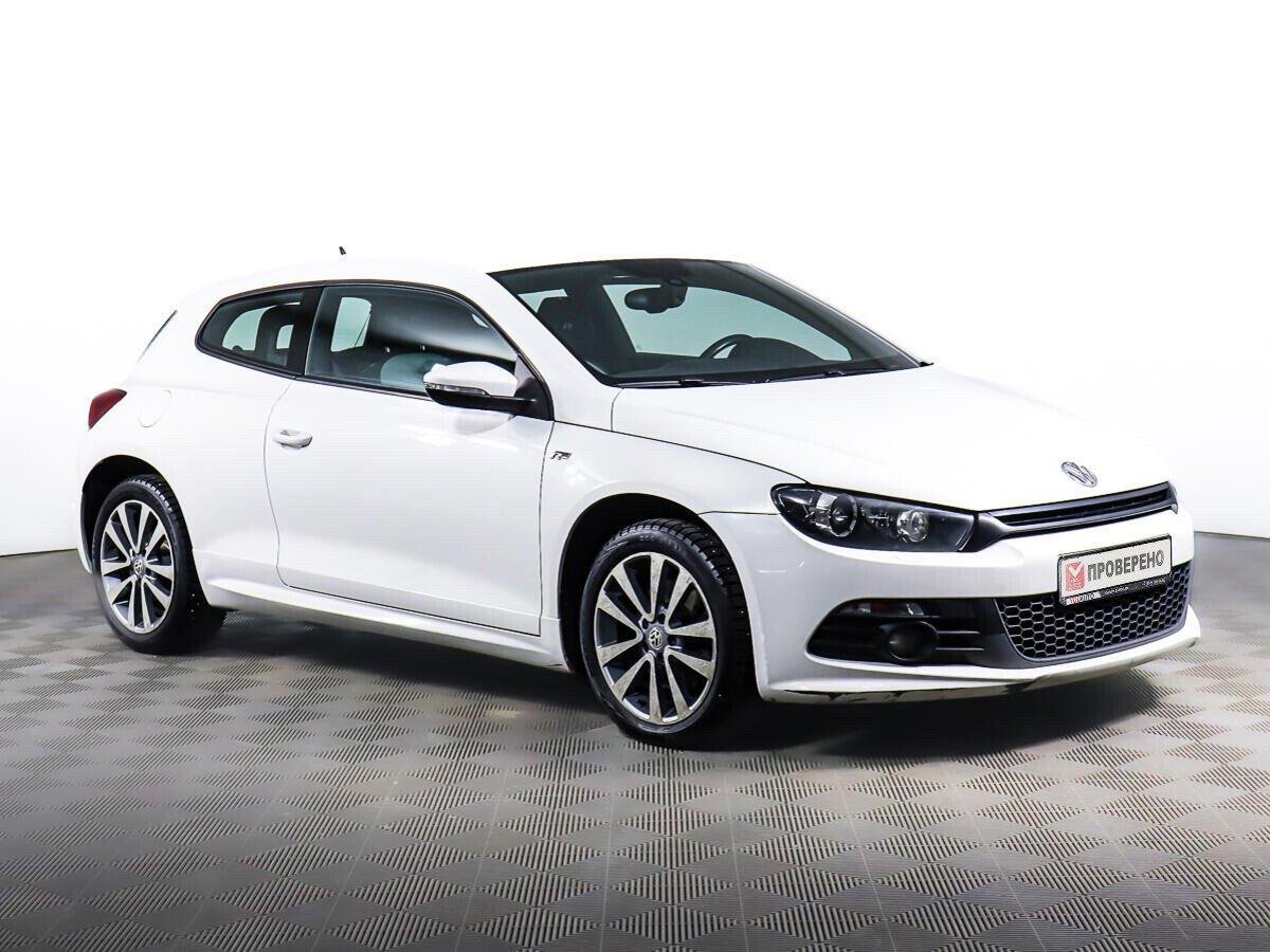 Volkswagen Scirocco 2014, белый