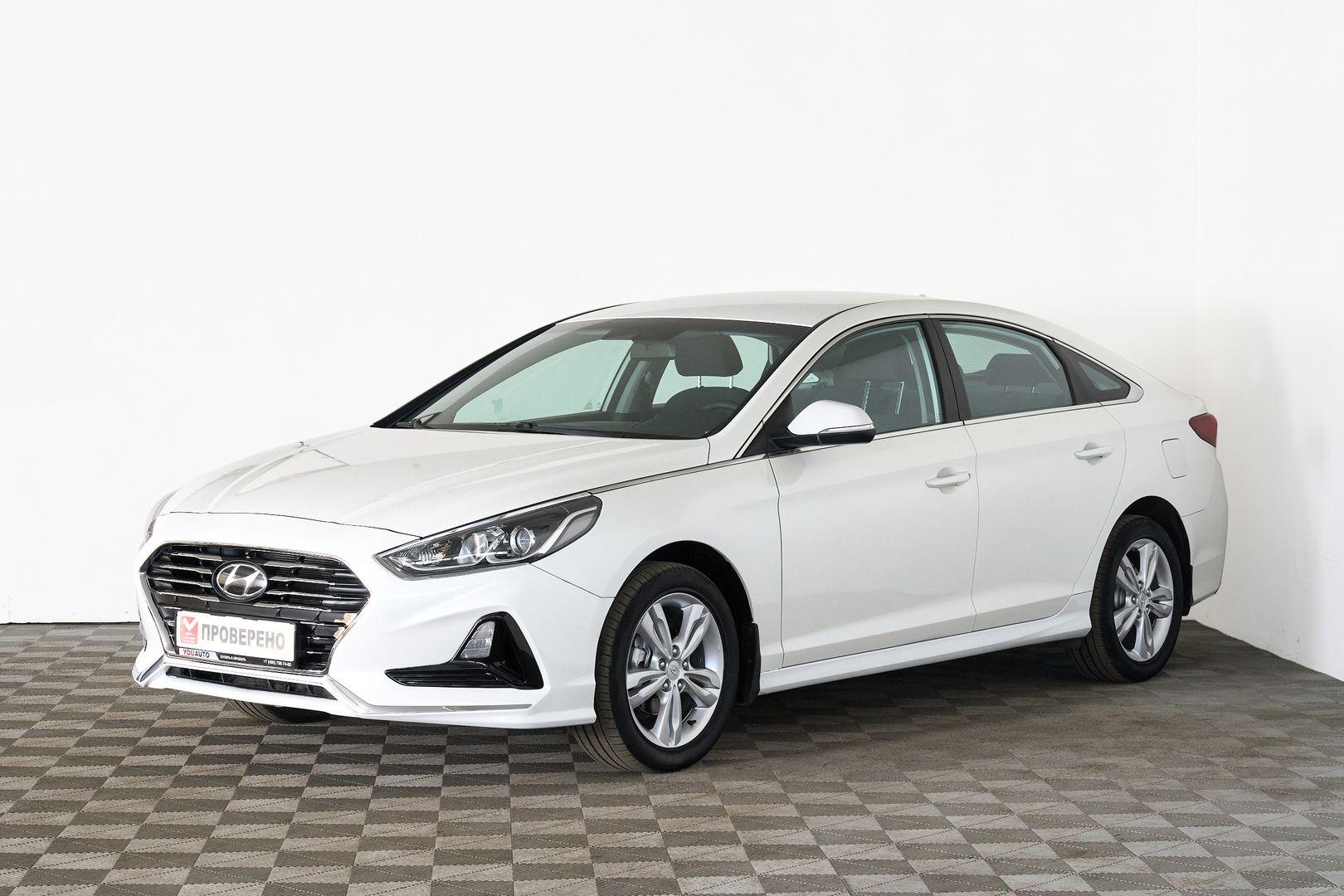 Hyundai Sonata 2017, белый