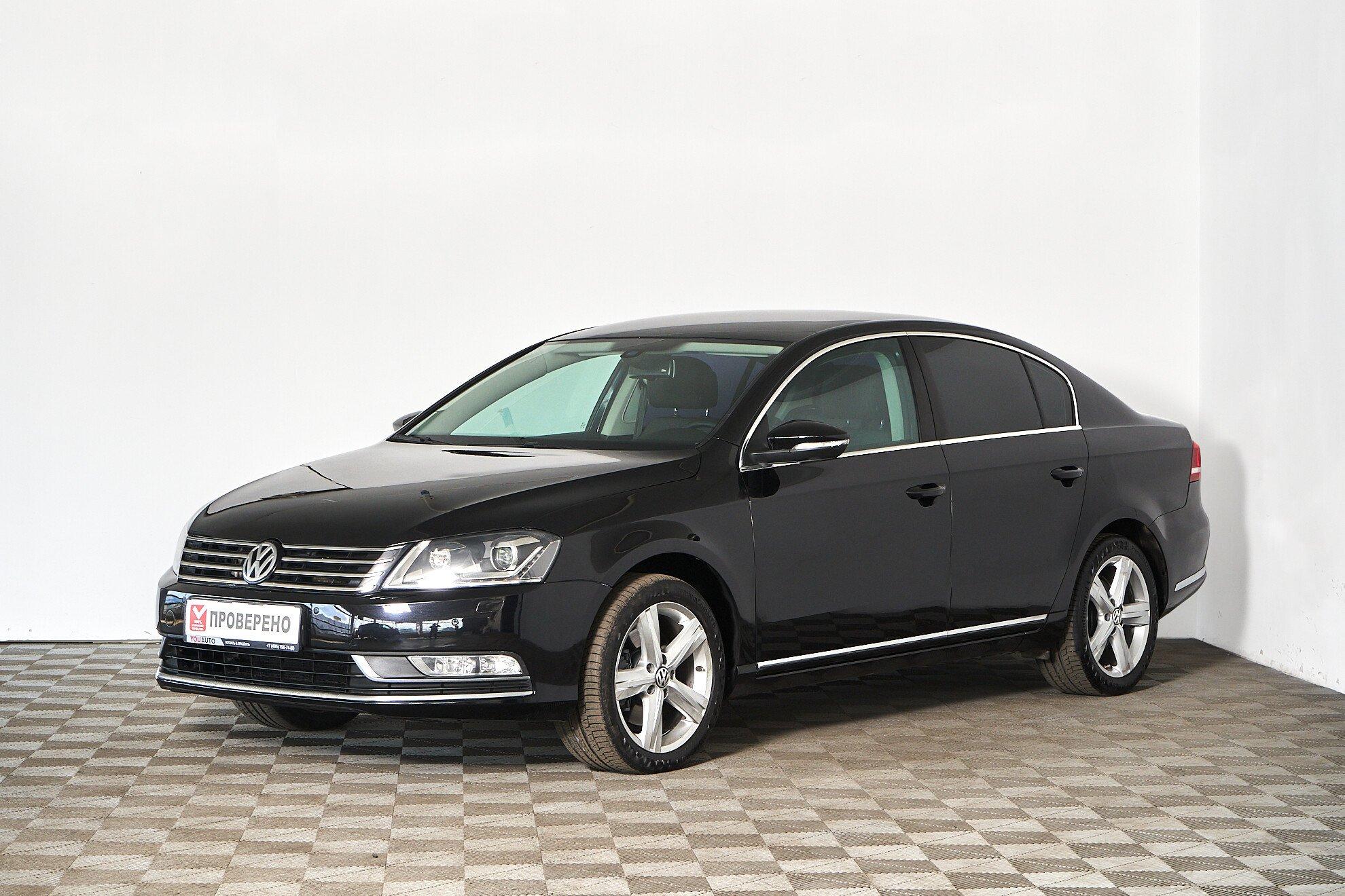 Volkswagen Passat 2012, черный