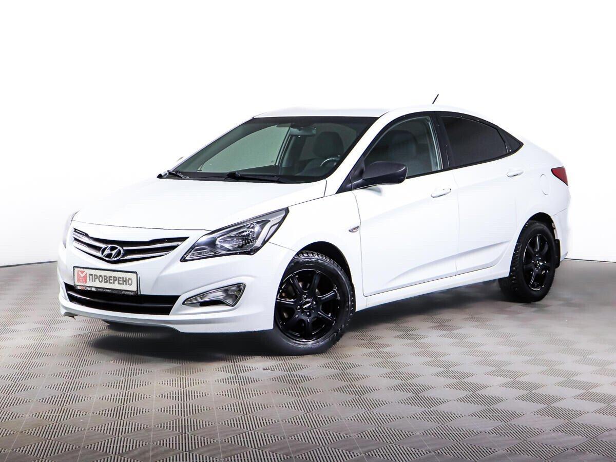 Hyundai Solaris 2016, белый
