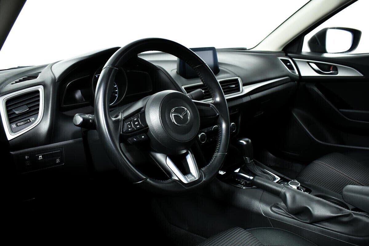 Mazda 3 2018, синий