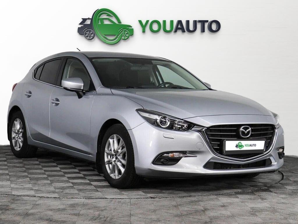 Mazda 3 2019, серебряный