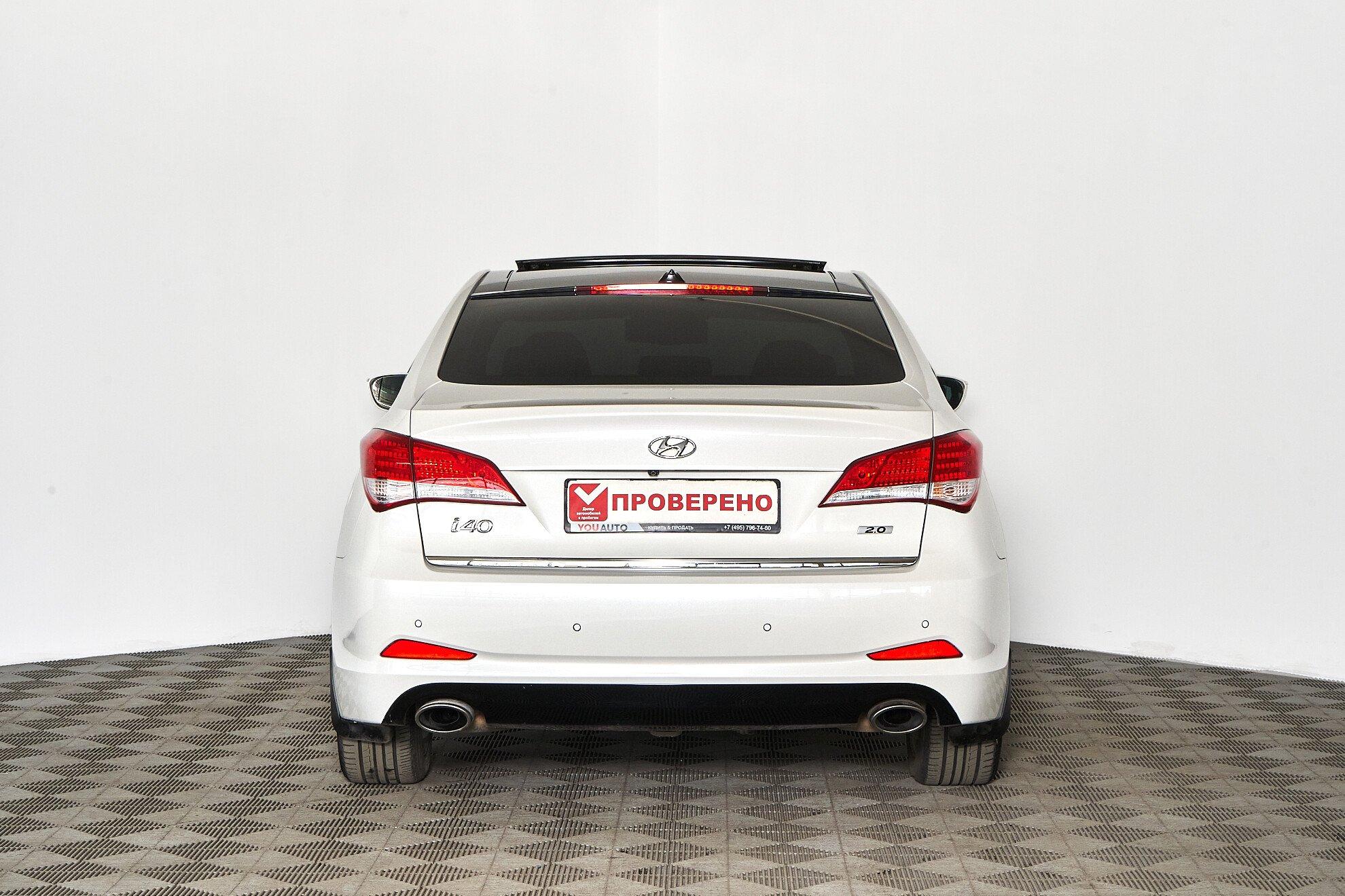 Hyundai i40 2014, белый