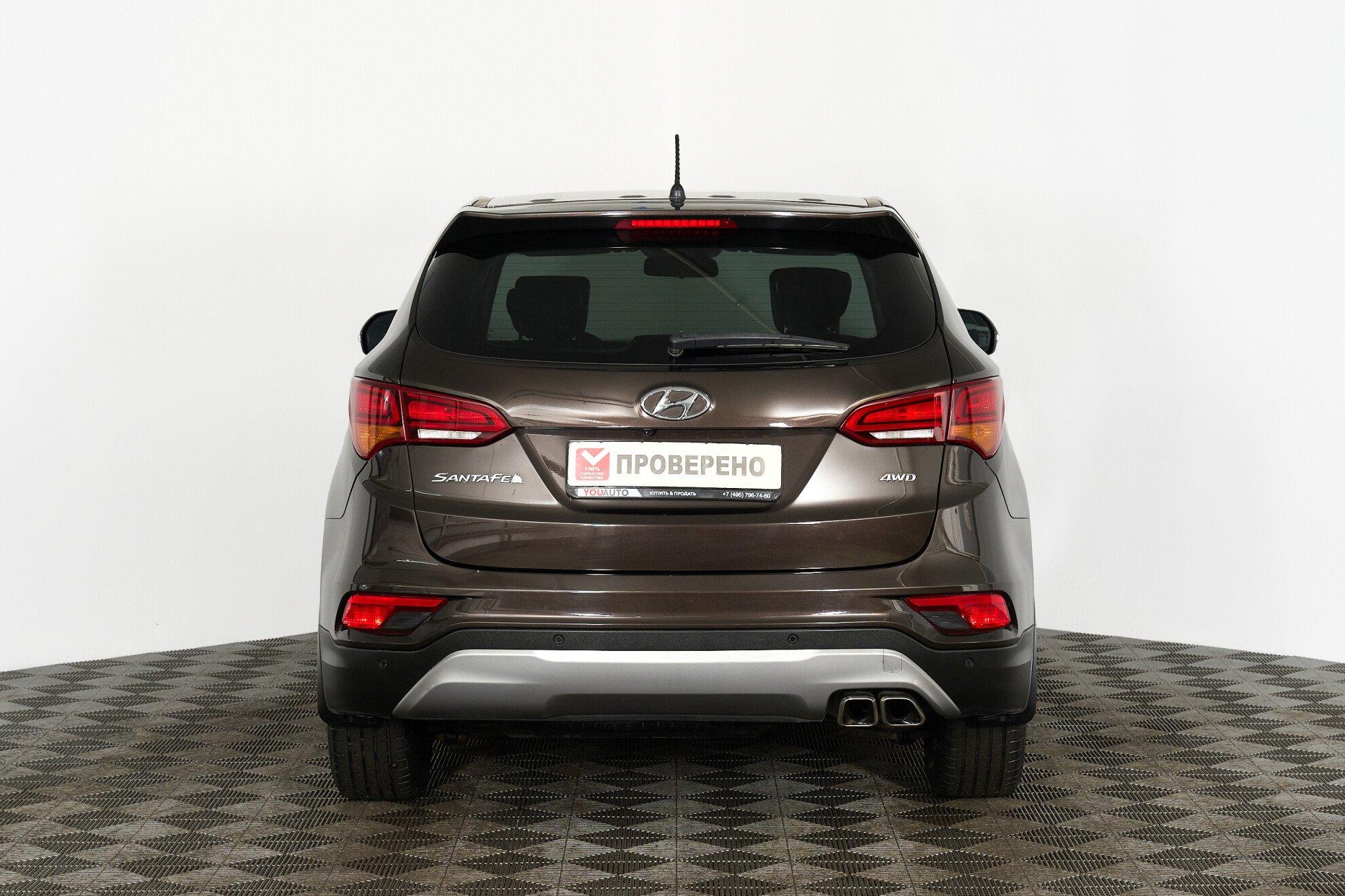 Hyundai Santa Fe 2015, коричневый