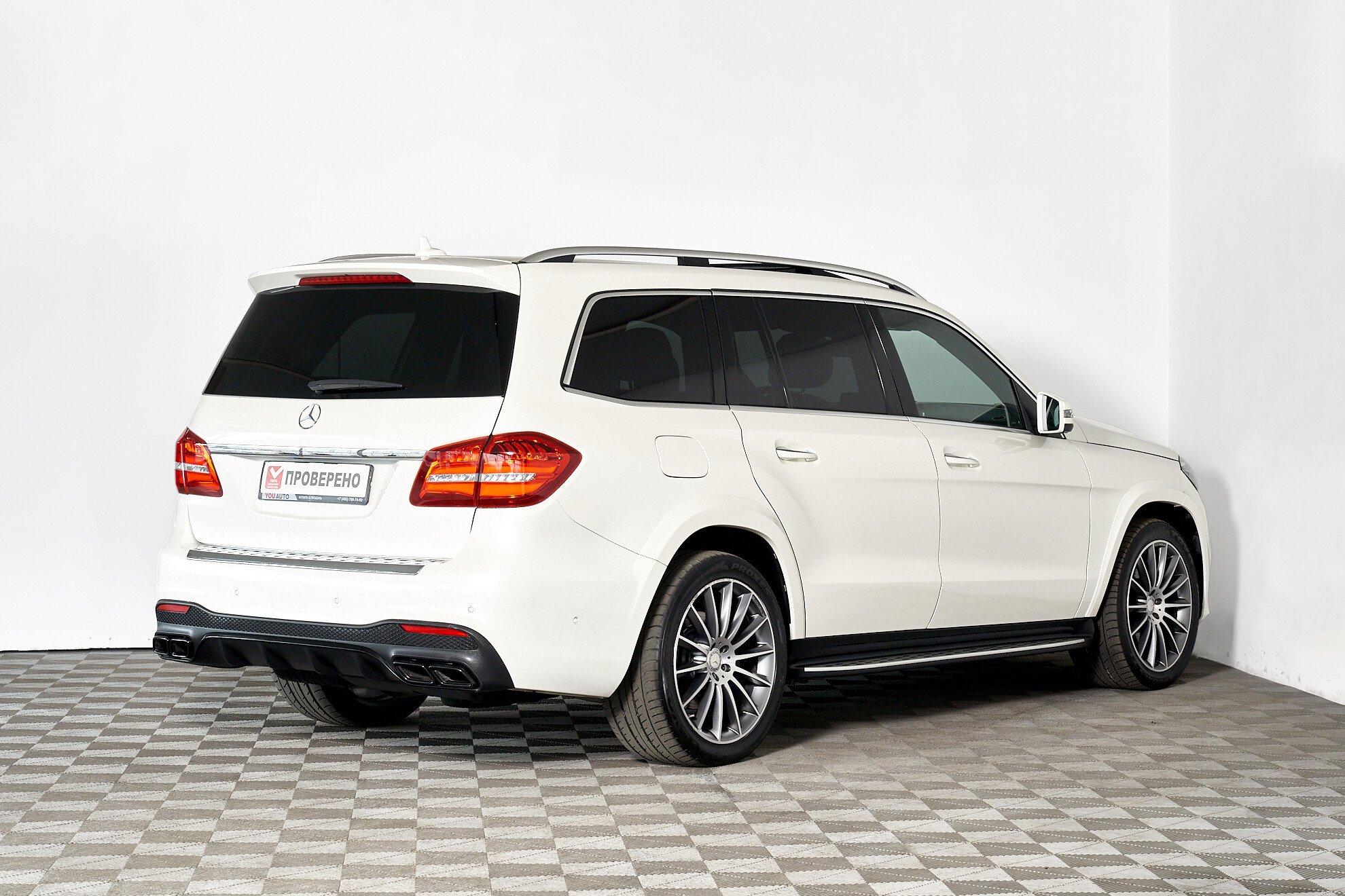 Mercedes-Benz GLS 2016, белый