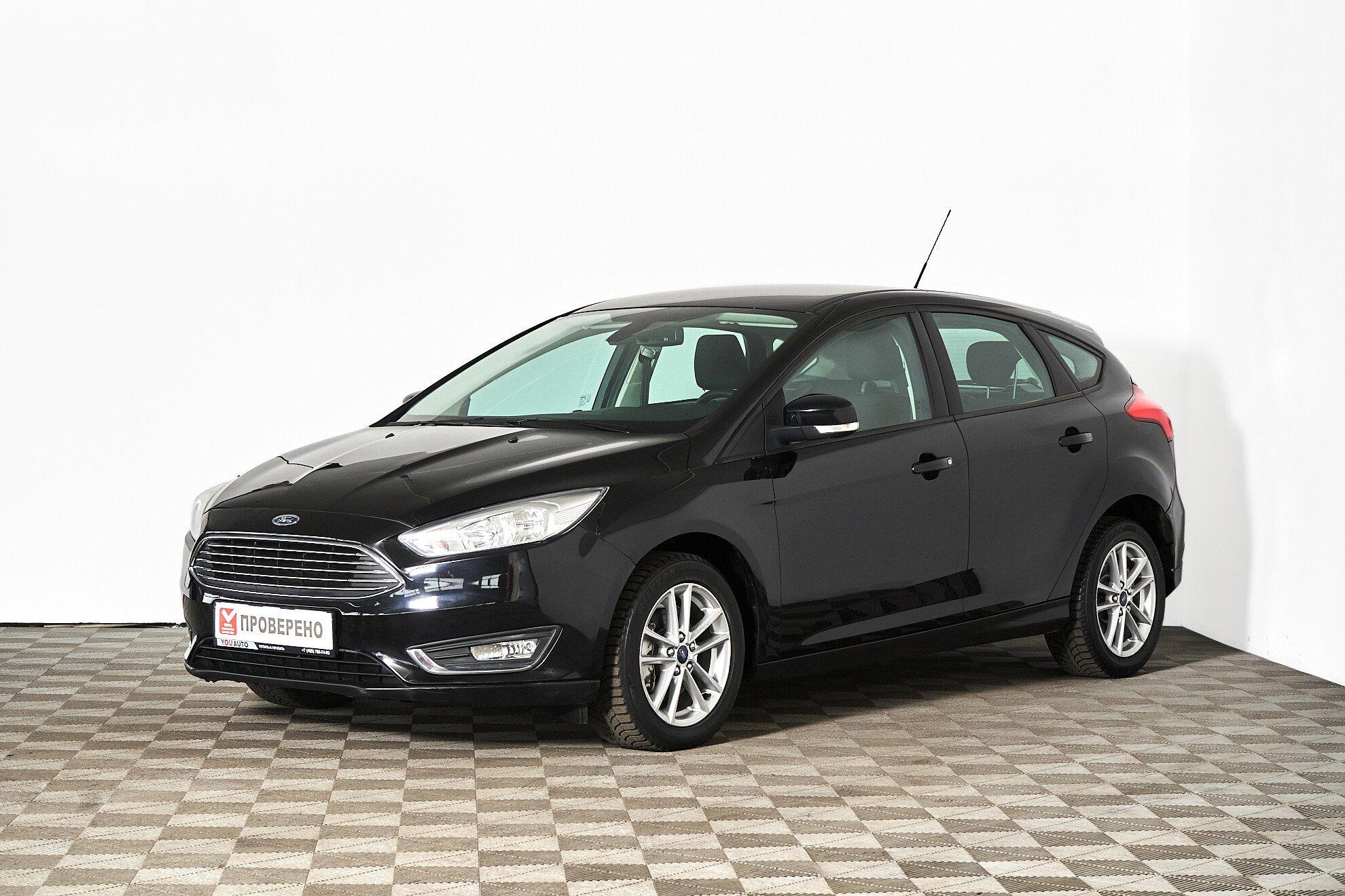 Ford Focus 2015, черный