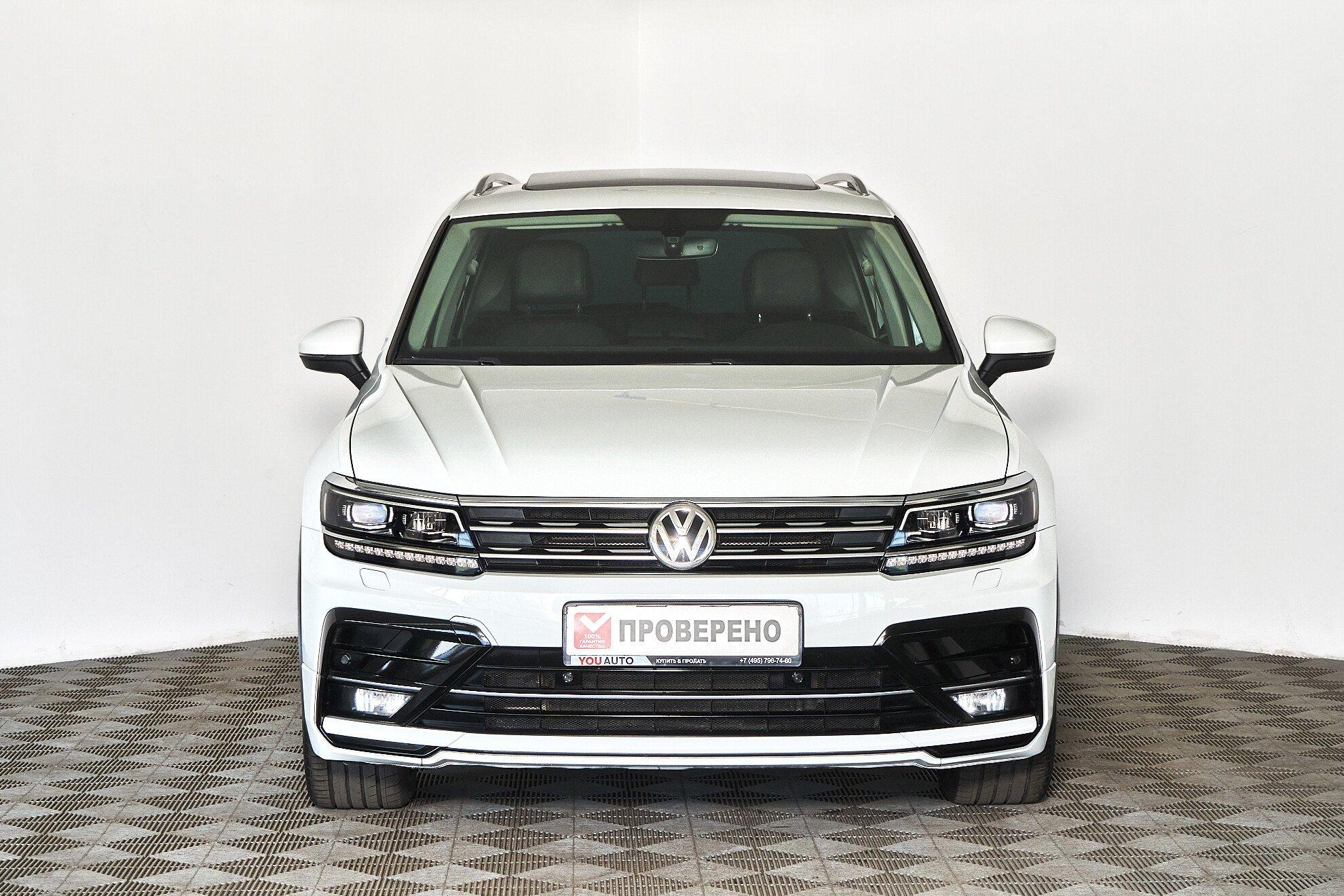 Volkswagen Tiguan 2018, белый