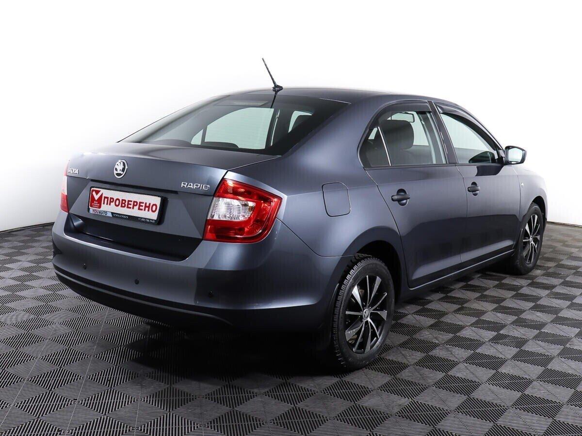 Skoda Rapid 2017, серый