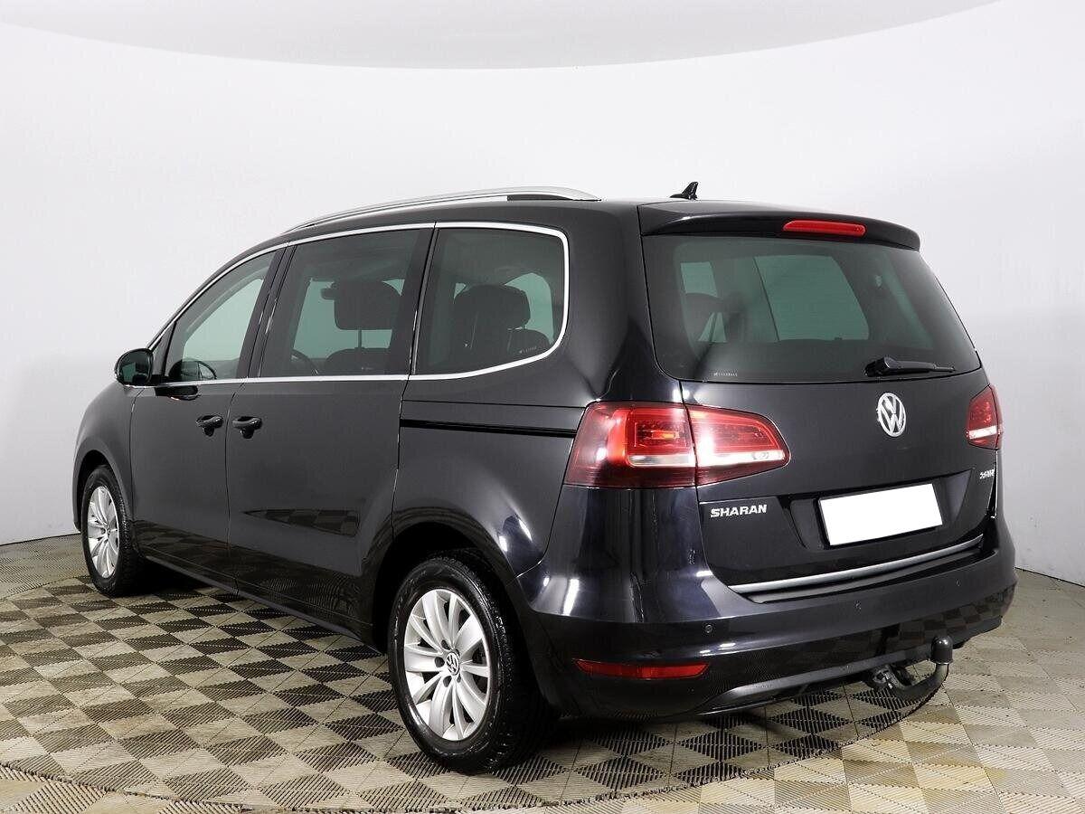 Volkswagen Sharan 2017, черный