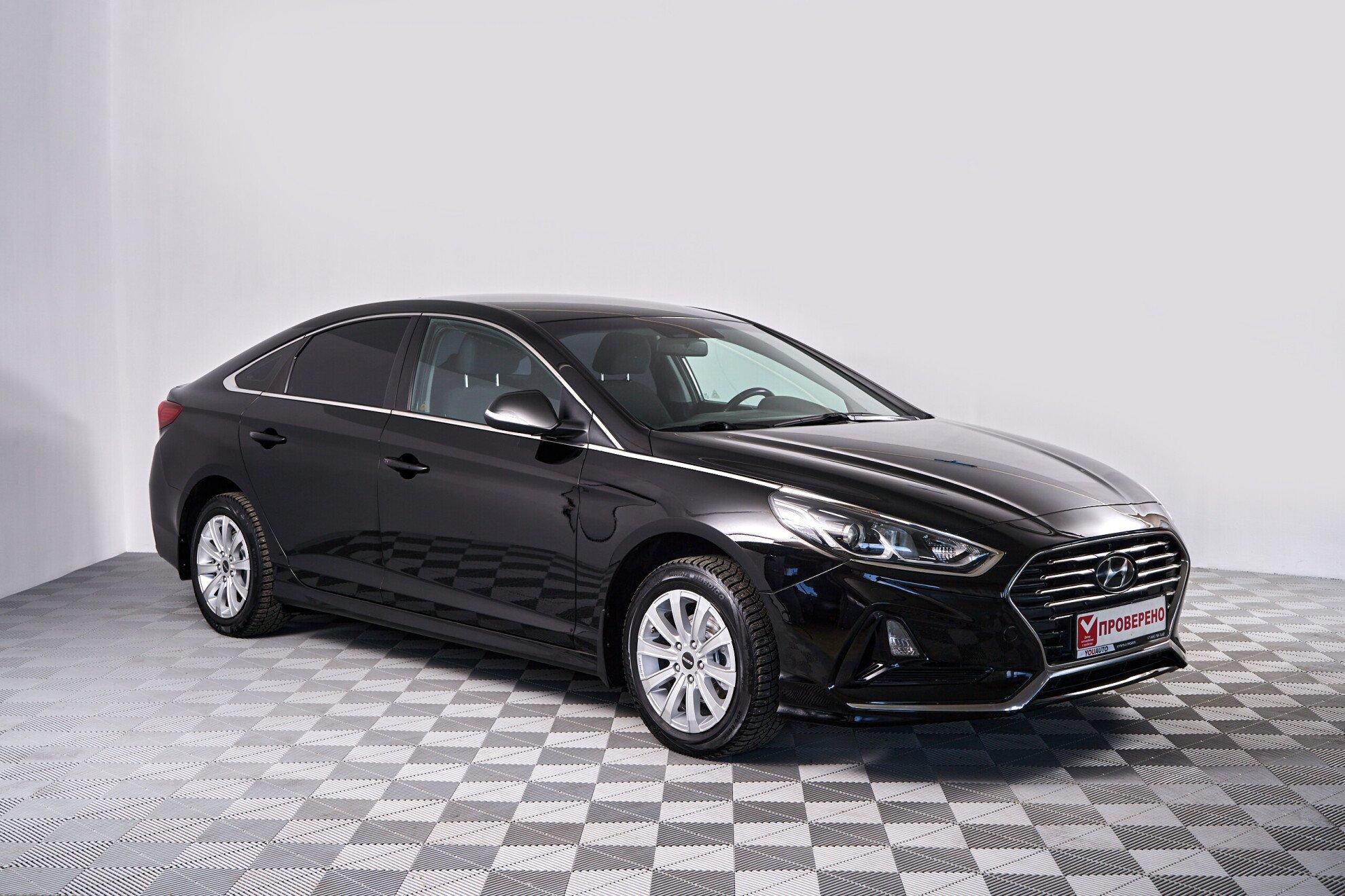 Hyundai Sonata 2019, черный