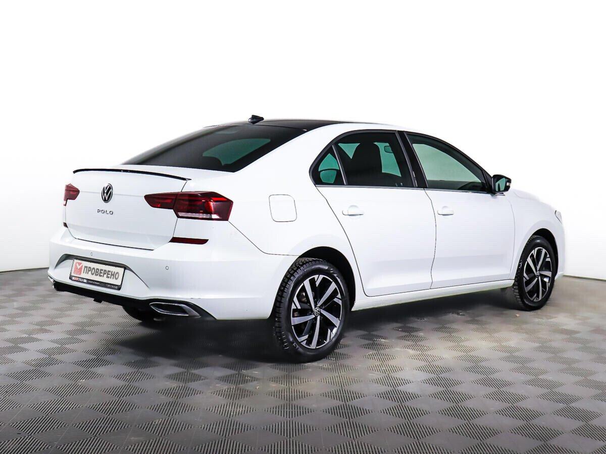 Volkswagen Polo 2022, белый