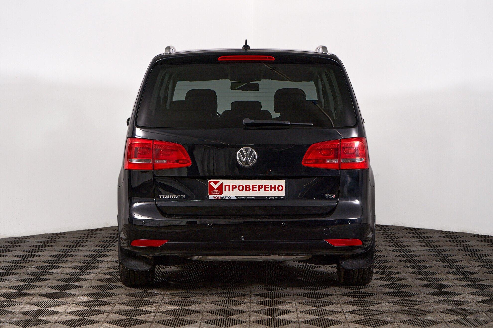 Volkswagen Touran 2012, черный