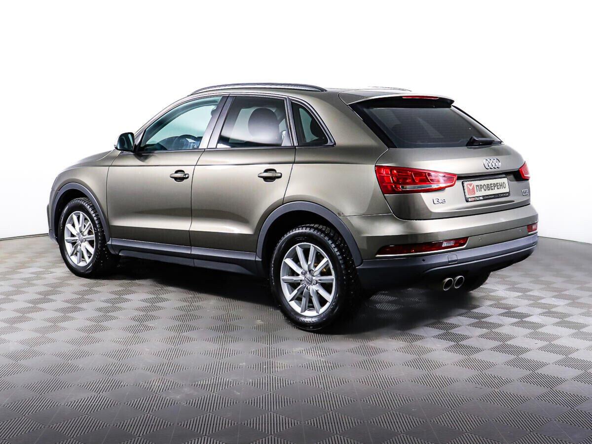 Audi Q3 2017, серебряный