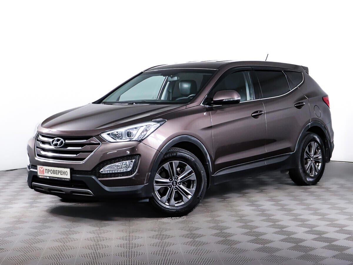 Hyundai Santa Fe 2015, коричневый