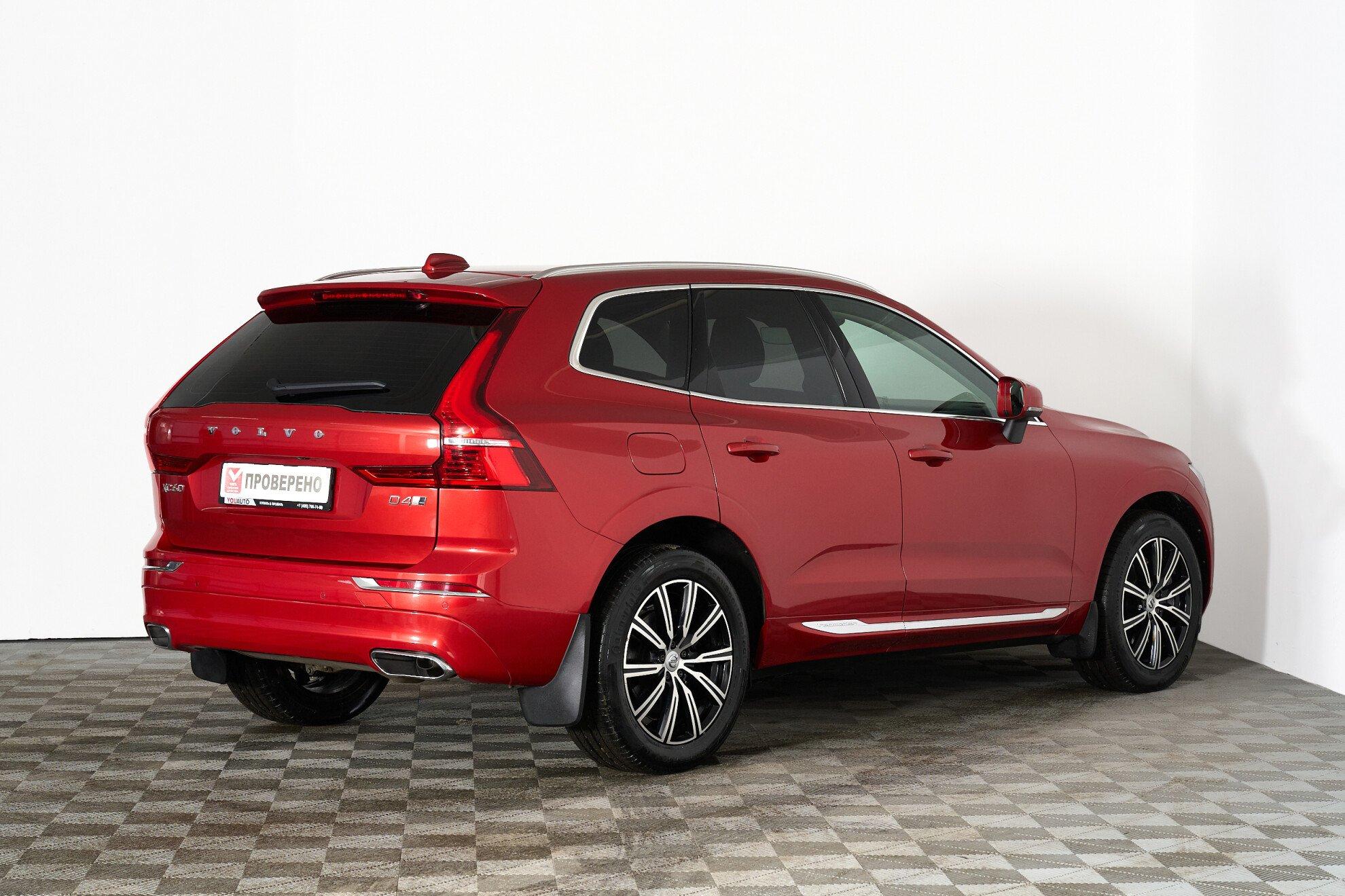 Volvo XC60 2019, красный
