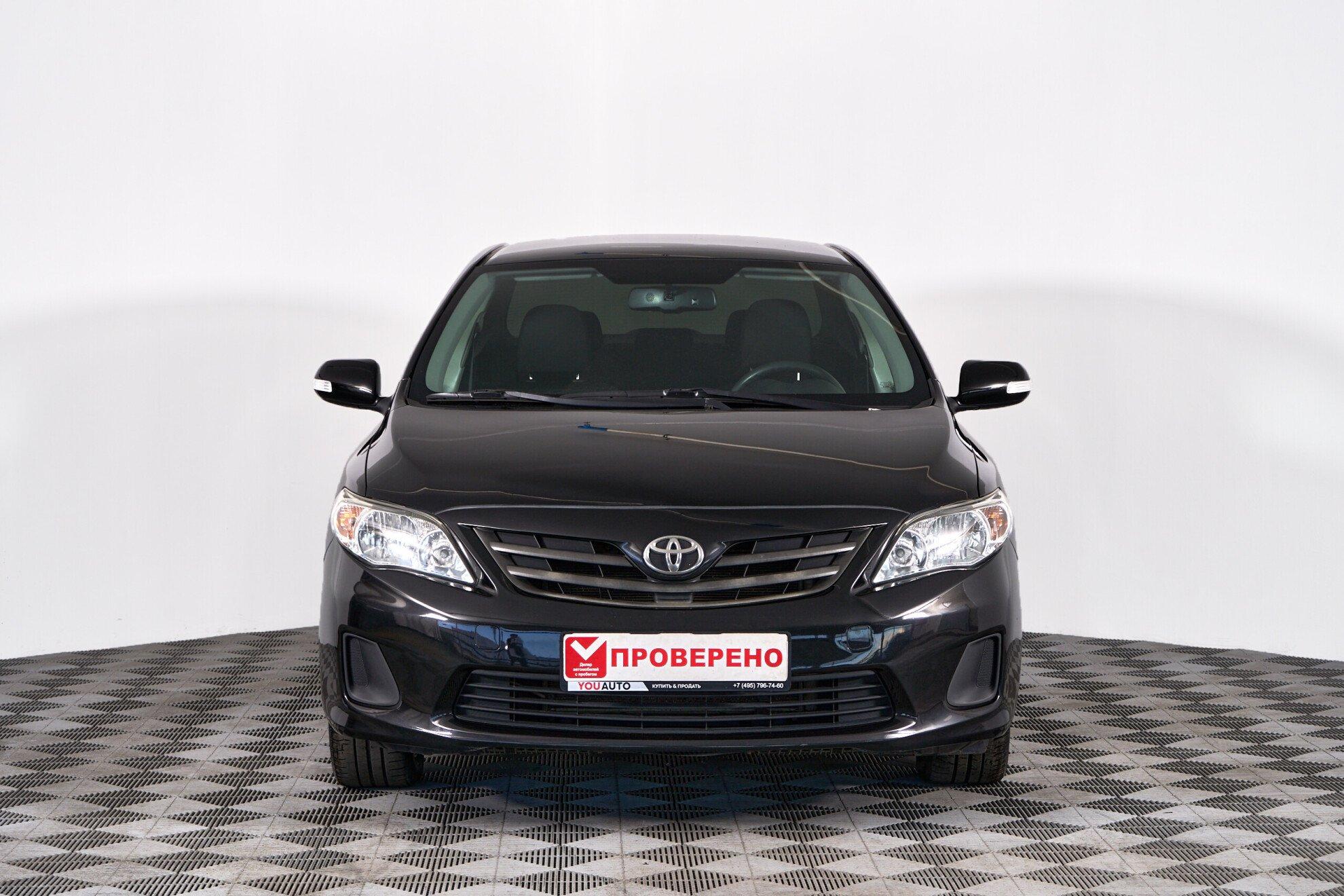 Toyota Corolla 2012, черный