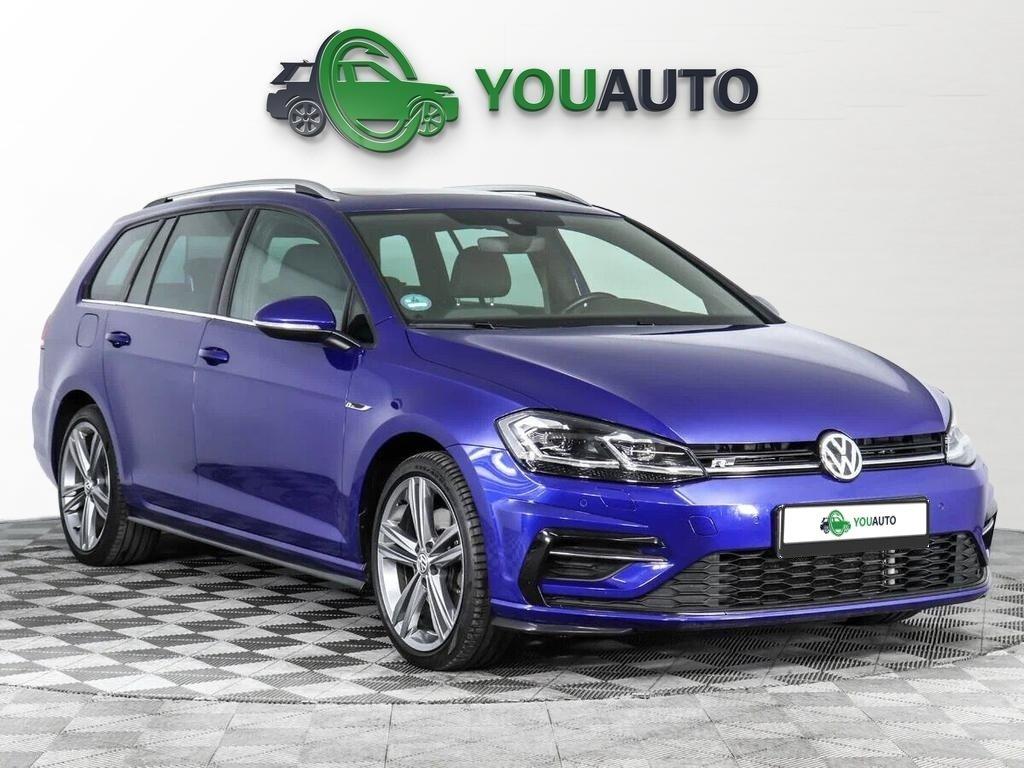 Volkswagen Golf 2019, синий