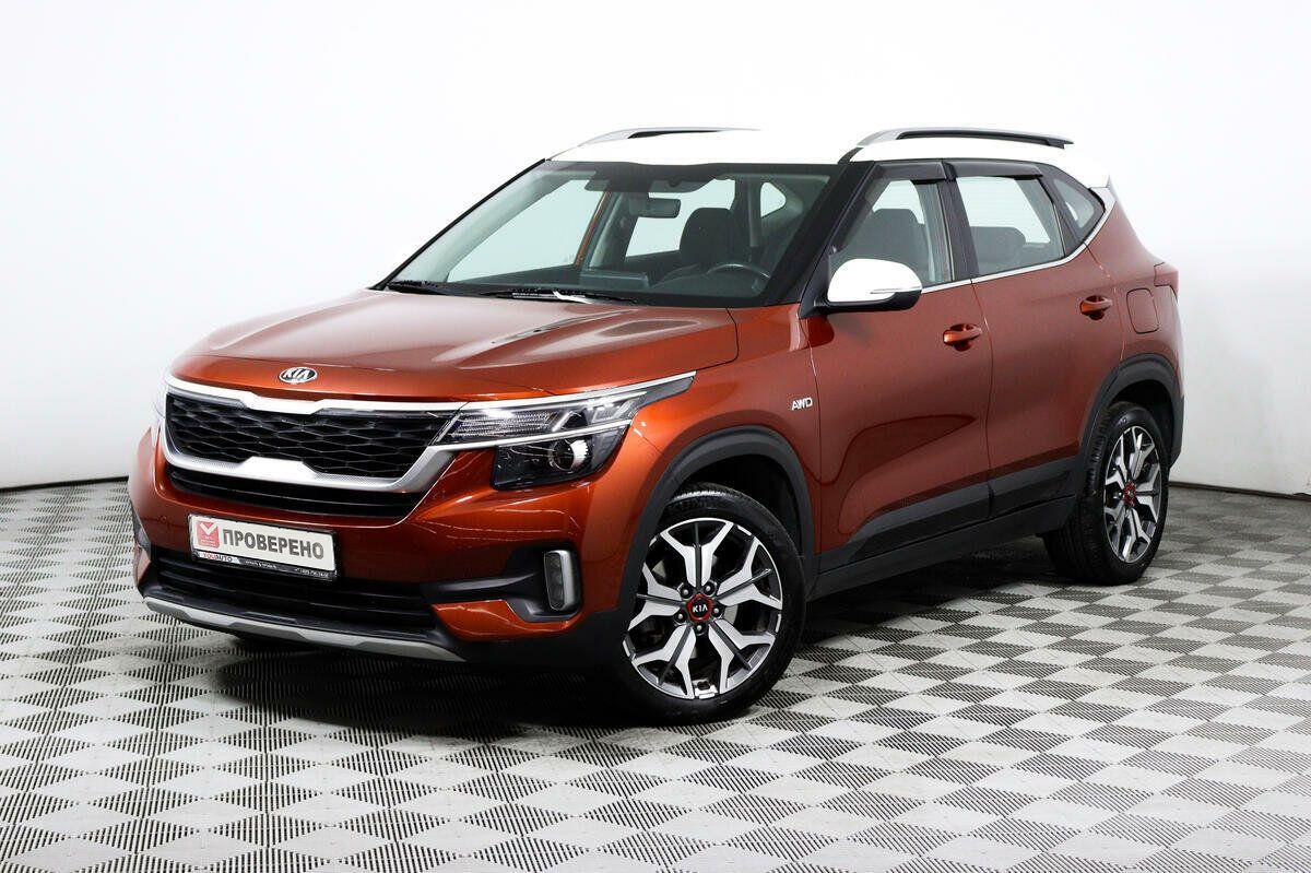Kia Seltos 2021, оранжевый