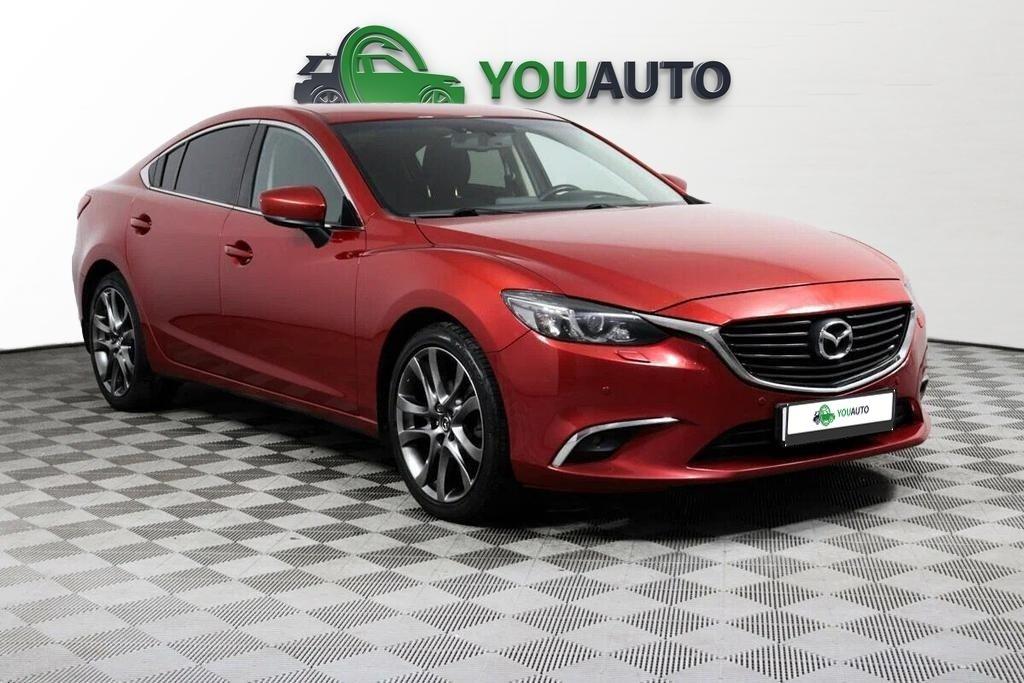 Mazda 6 2018, красный