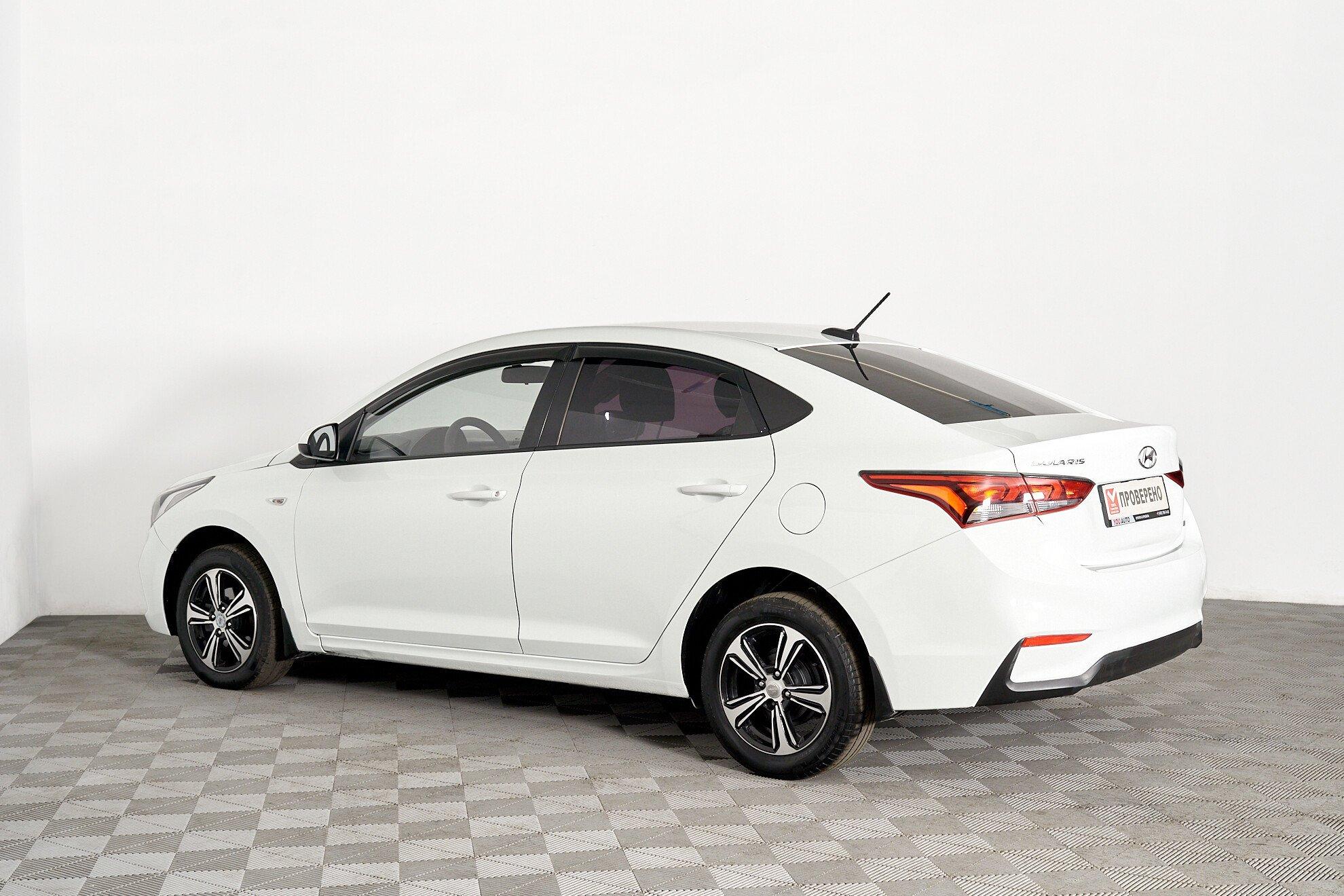 Hyundai Solaris 2019, белый