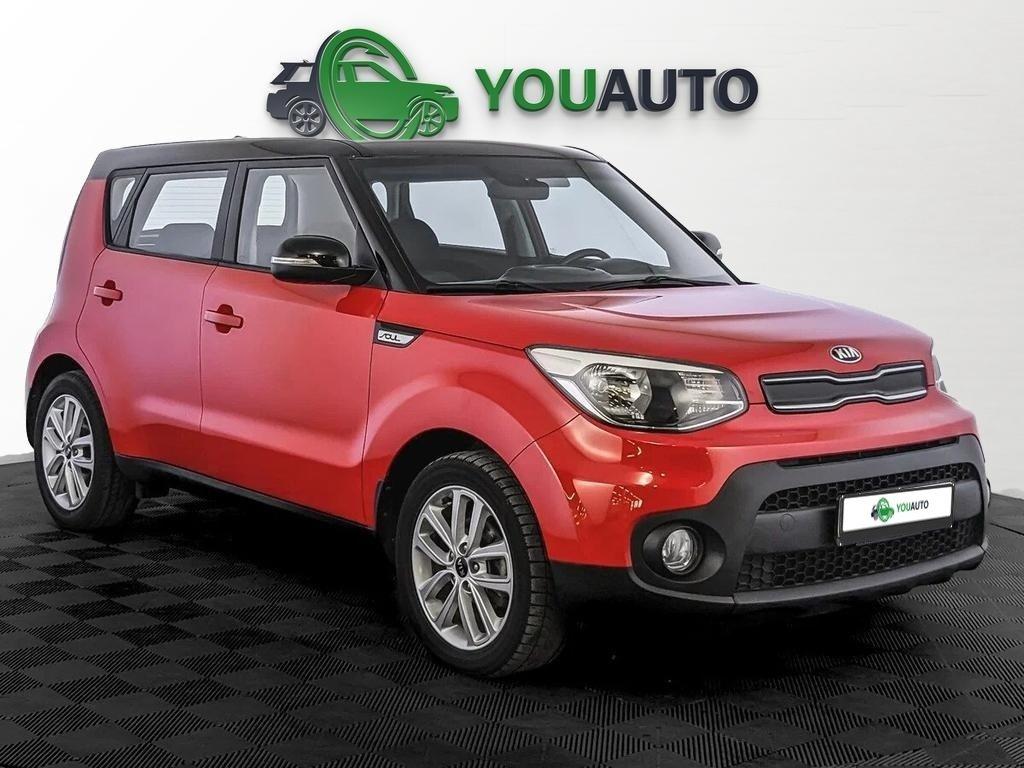 Kia Soul 2018, красный