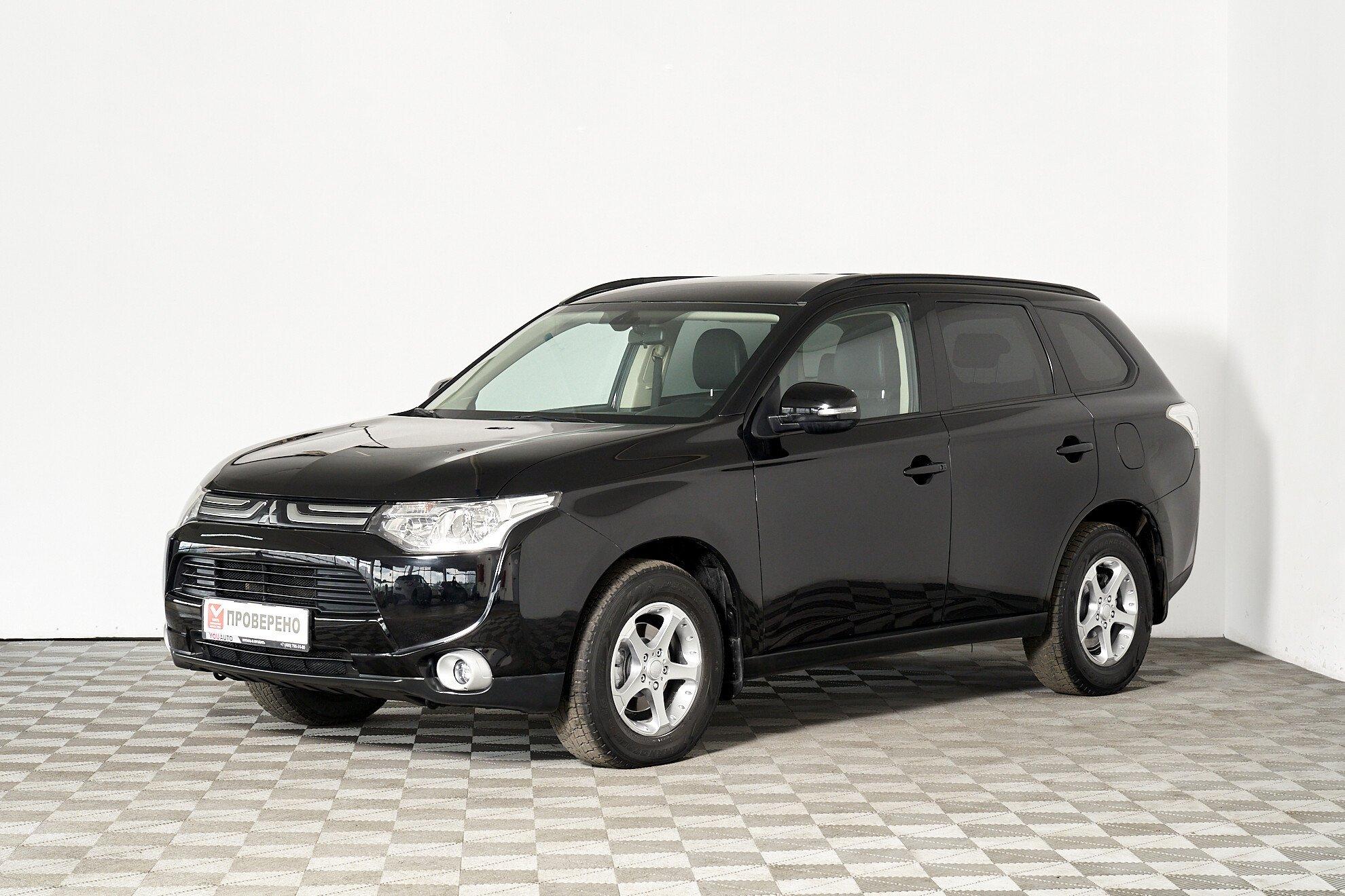 Mitsubishi Outlander 2012, черный