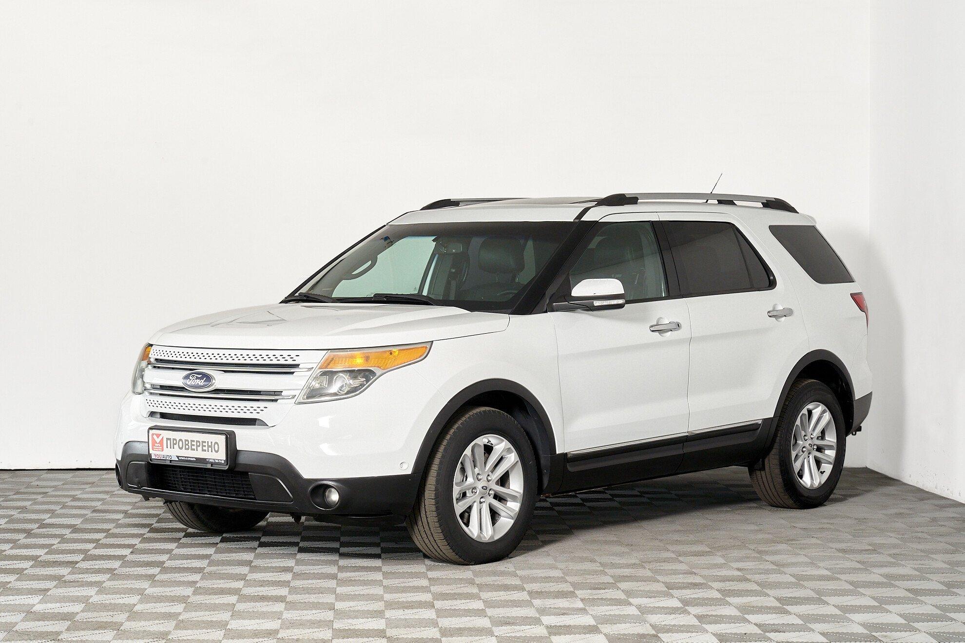 Ford Explorer 2013, белый