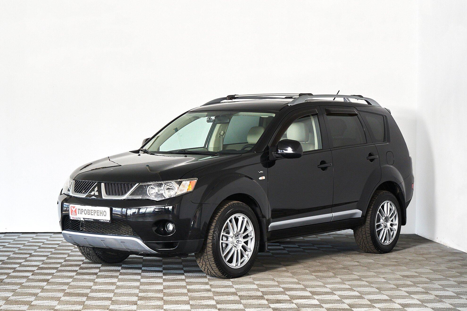 Mitsubishi Outlander 2008, черный