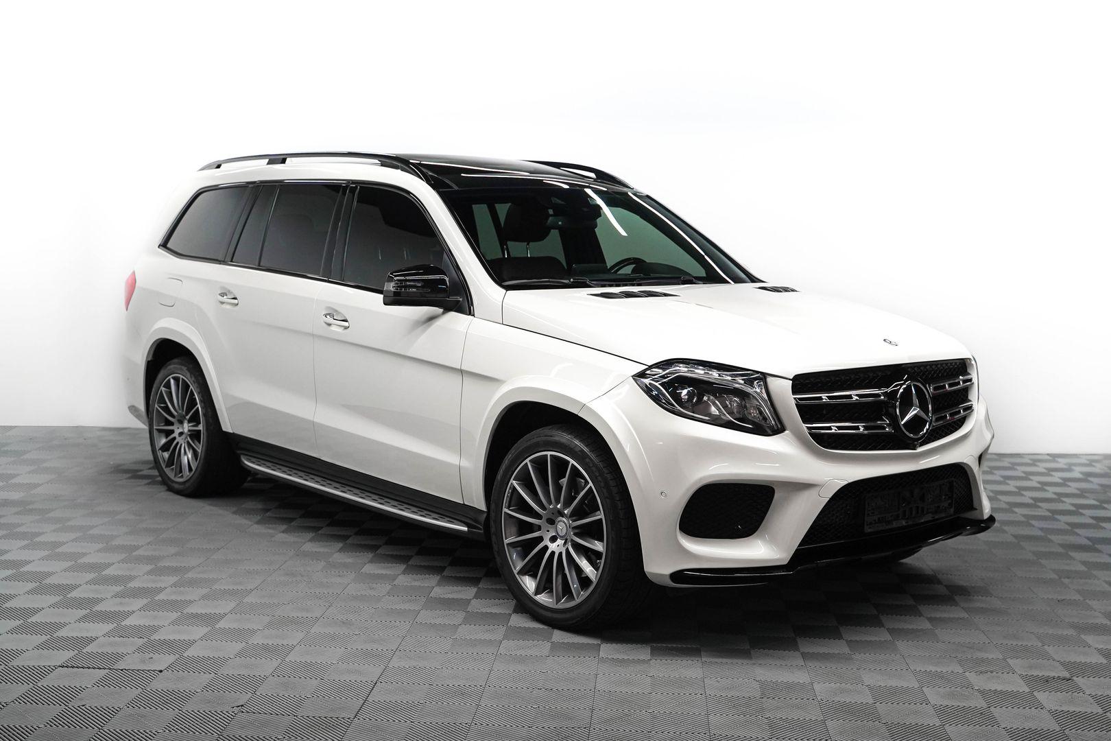 Mercedes-Benz GLS 2016, белый